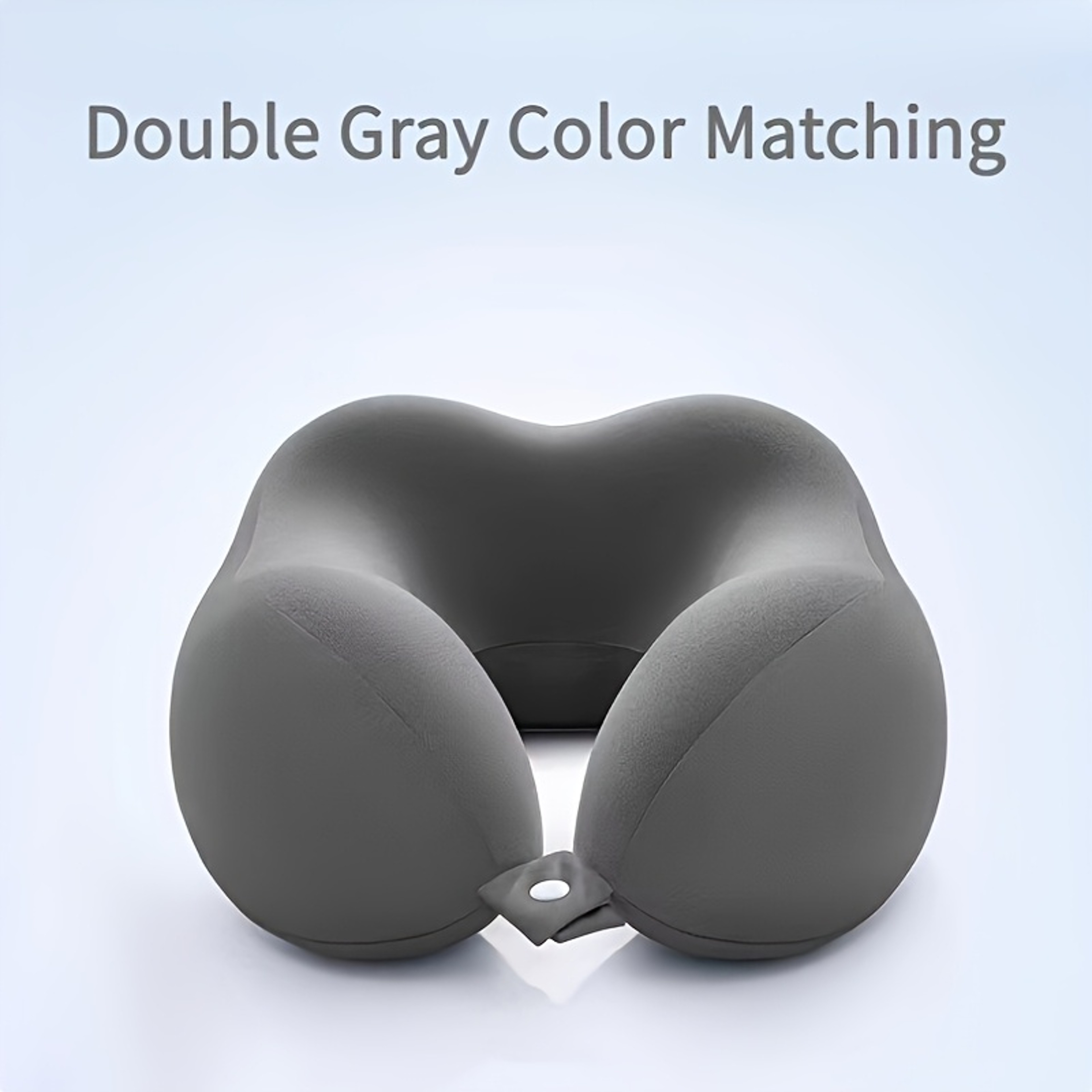 Ergonomic U Shaped Neck Pillow with Storage Bag Memory Foam Travel & Office Support Removable Machine Washable Cover – view 7