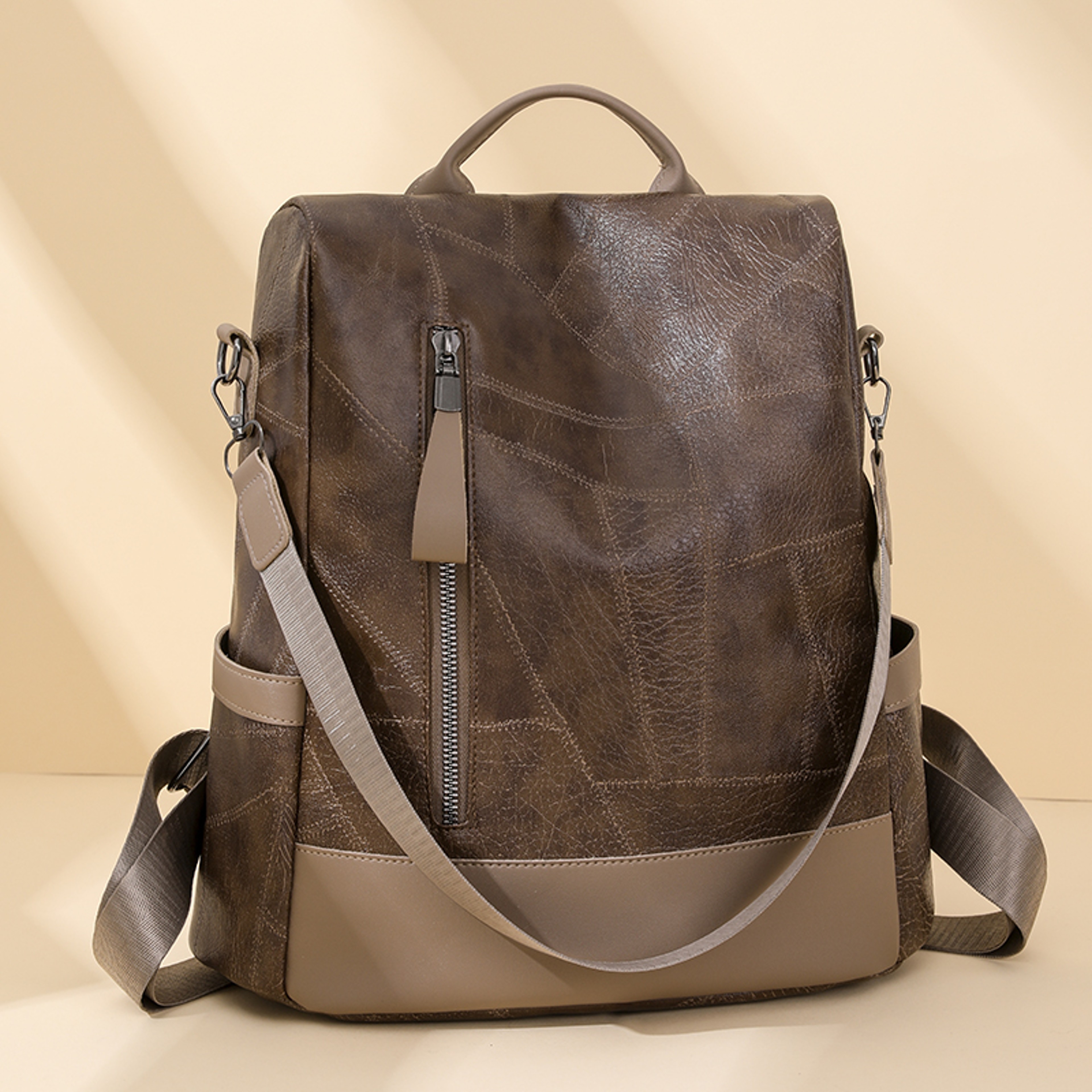 Stylish Womens Multifunctional Backpack Shoulder Bag Ideal for Travel & Daily Use – view 3