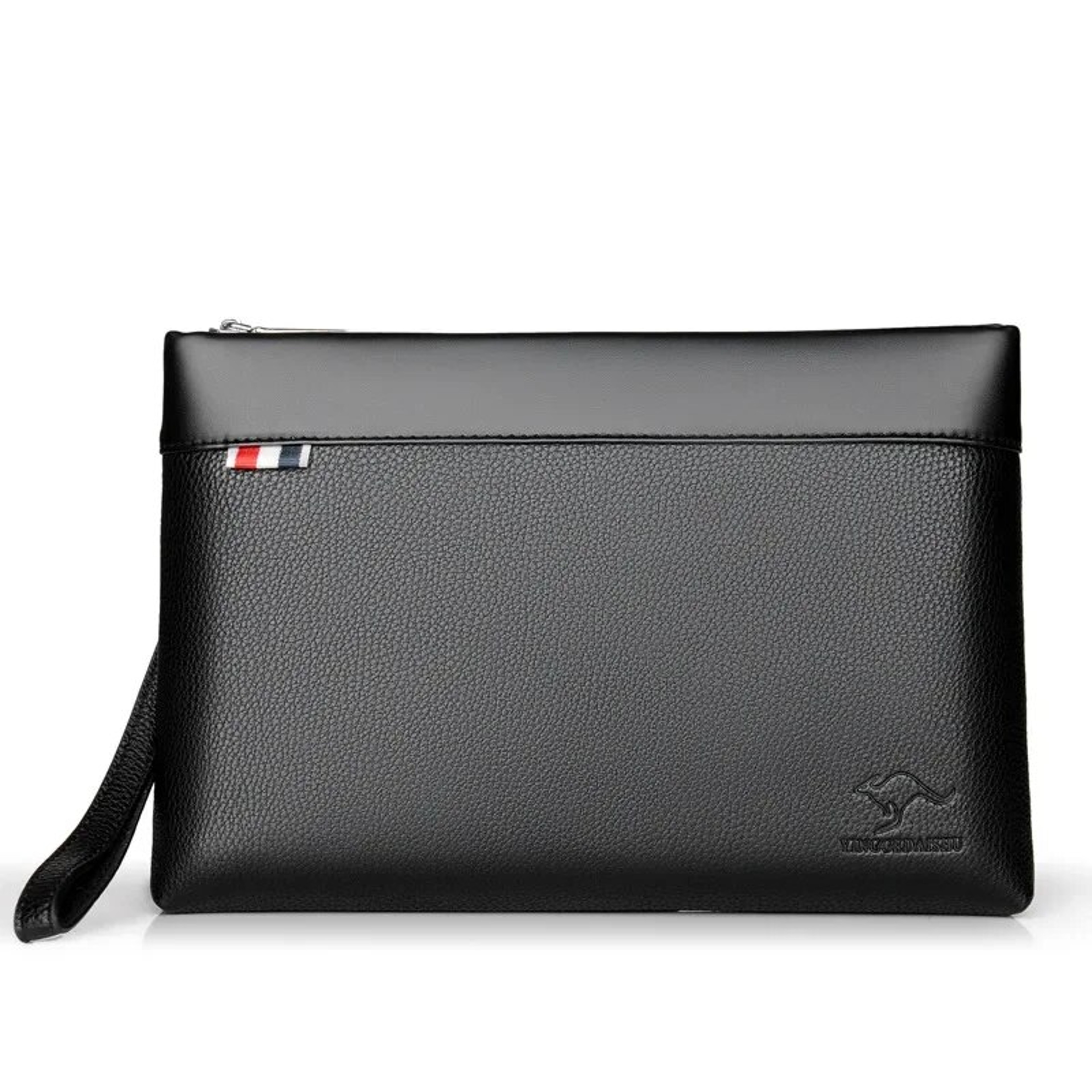 Luxury Leather Clutch Bag For Men Large Capacity Pouch For Phones  Essentials 3