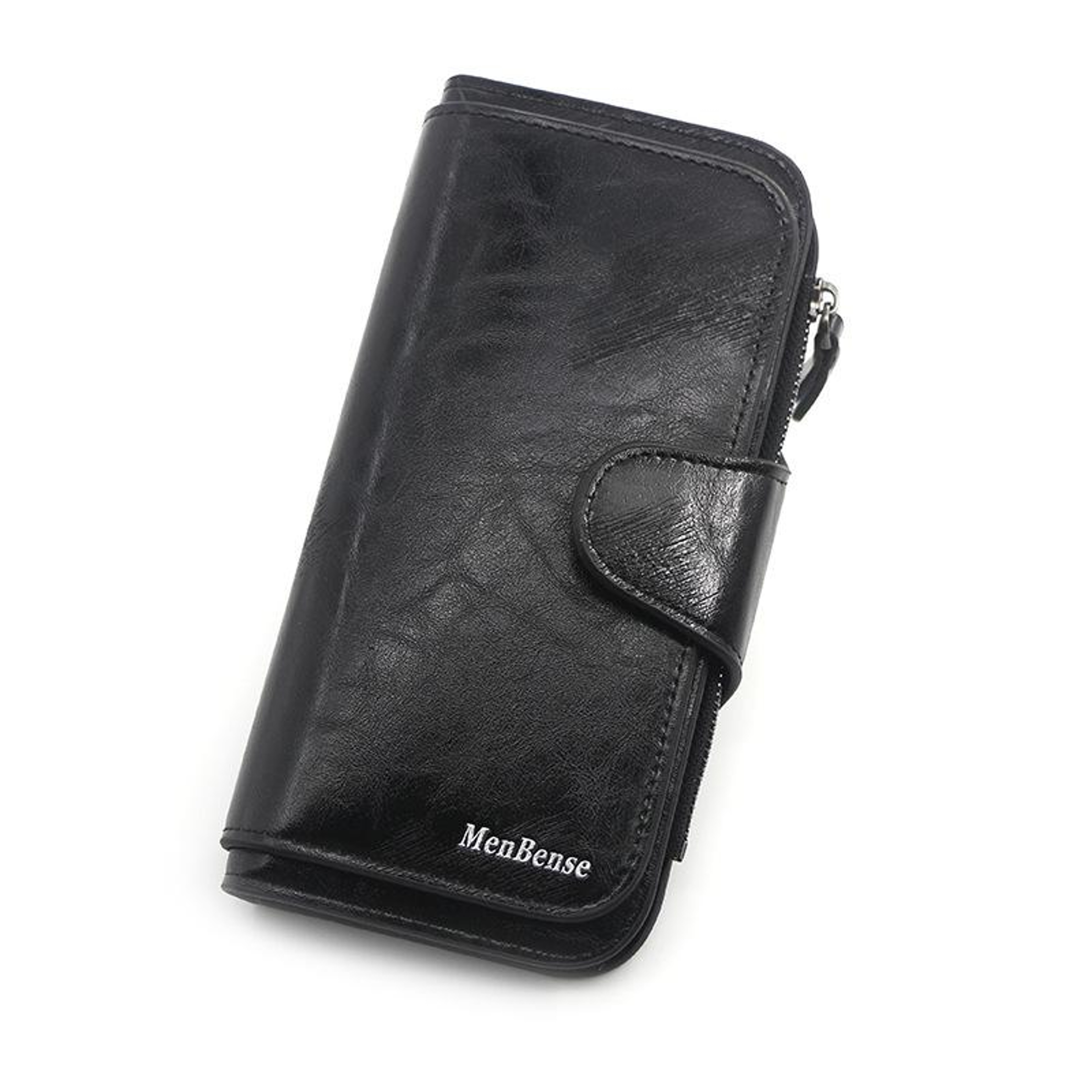 Vintage Leather Womens Wallet Three Fold Coin Purse  Mobile Phone Holder 4