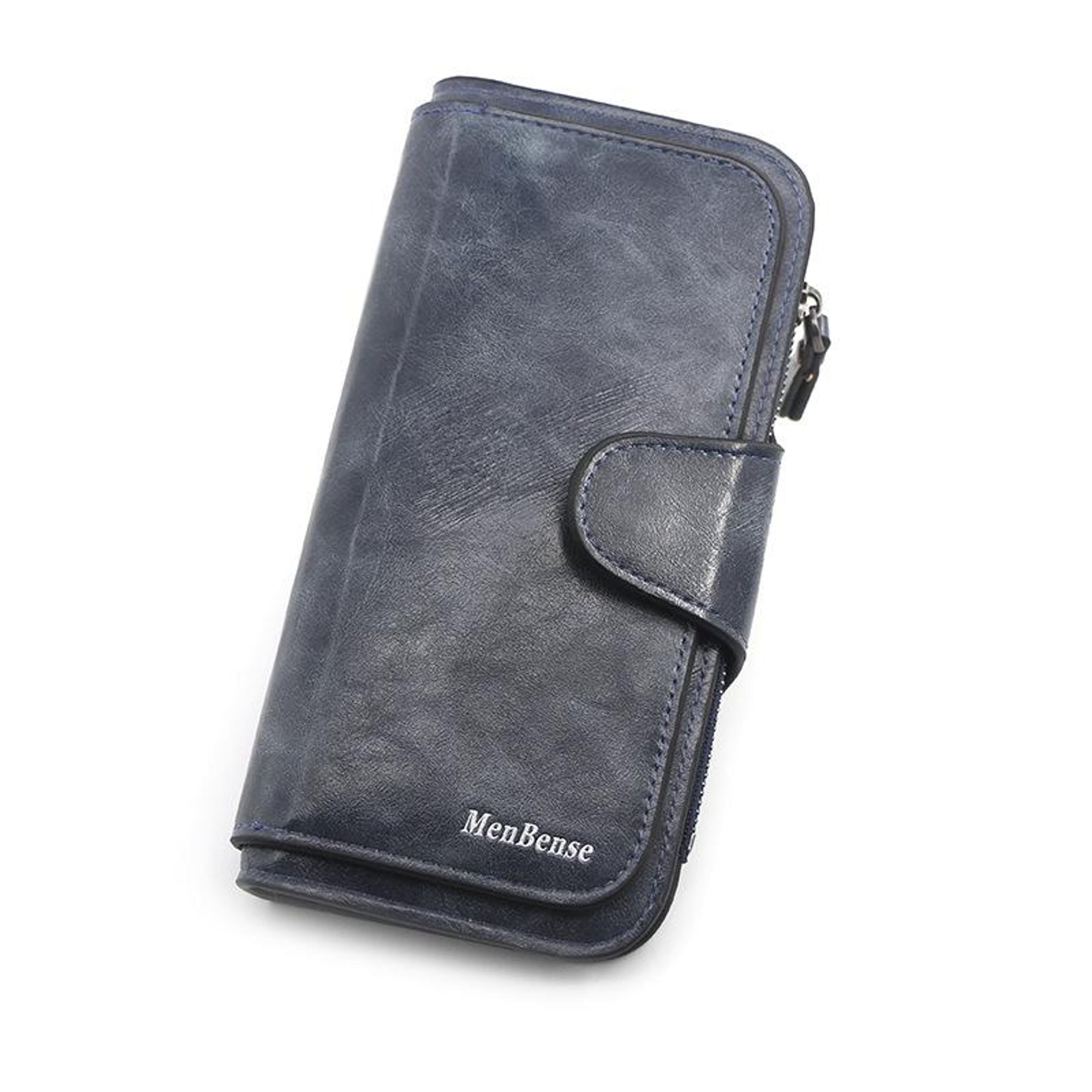 Vintage Leather Womens Wallet Three Fold Coin Purse  Mobile Phone Holder 9
