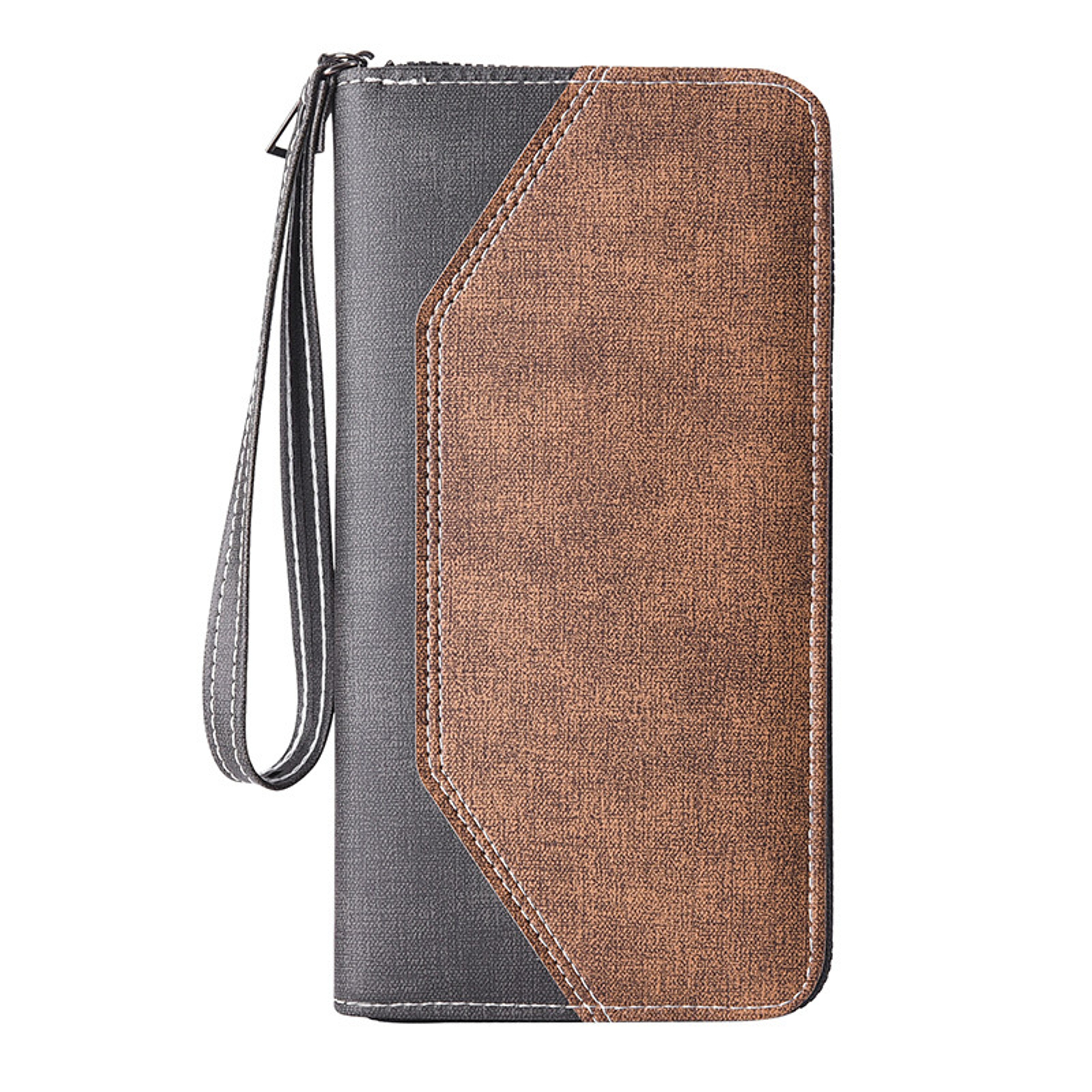Vintage Mens RFID Leather Clutch Bag Genuine Crazy Horse Leather Money Wallet Phone Pouch  Coin Pur 4
