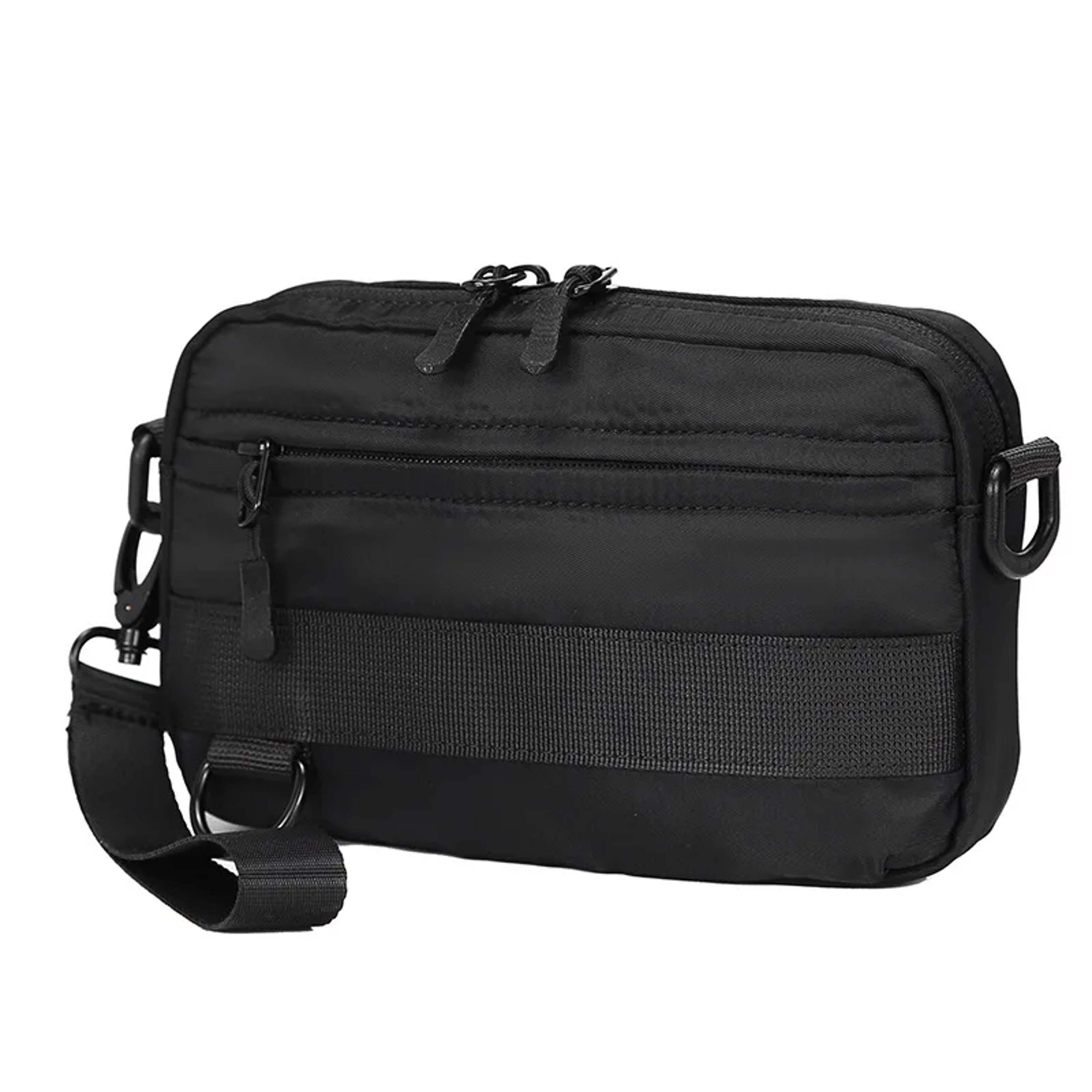 Canvas Mens Crossbody Bag Small Canvas Sling Bag Compact Everyday Travel Shoulder Bag 3
