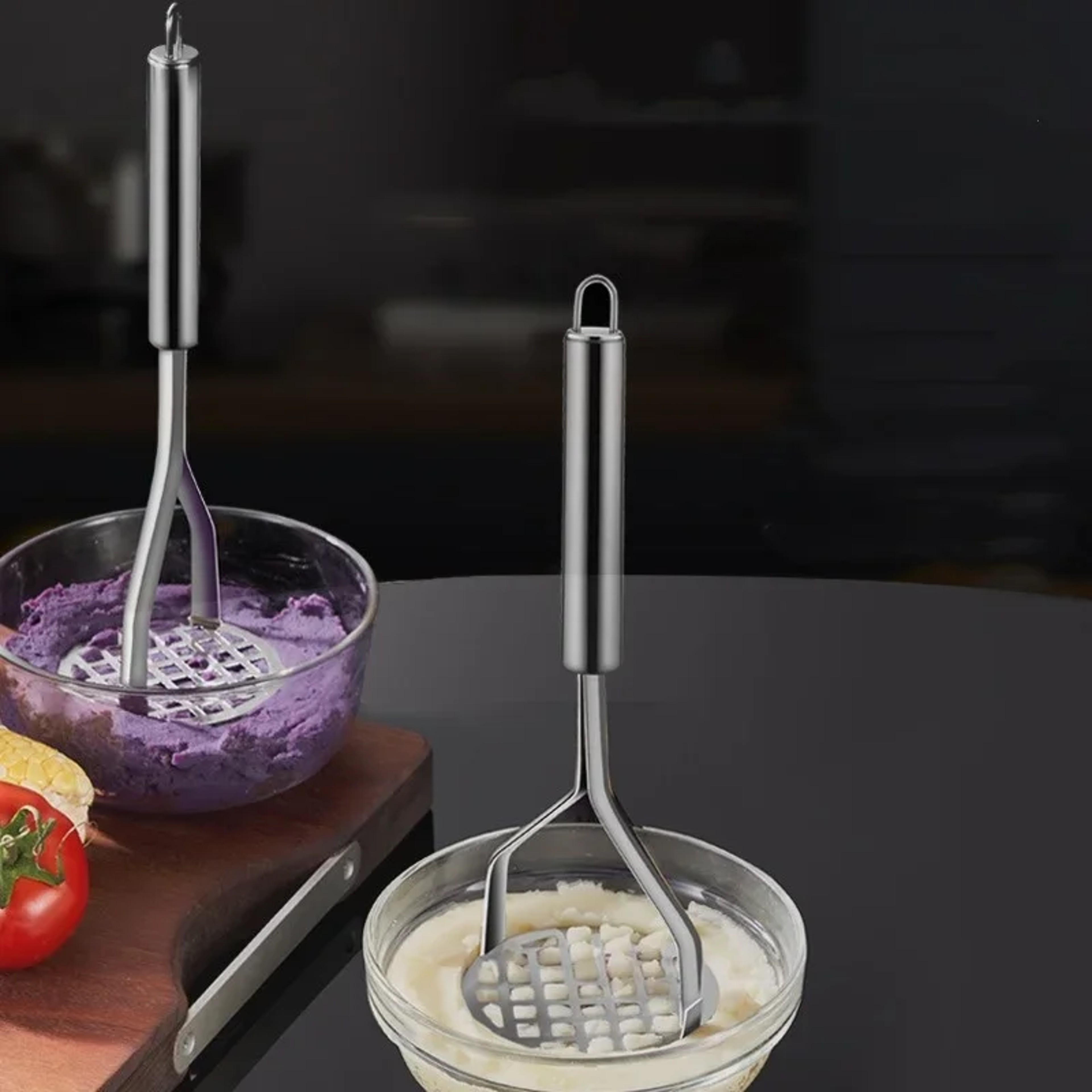 Stainless Steel Potato Ricer And Potato Press Masher For Smooth Homemade Puree 1