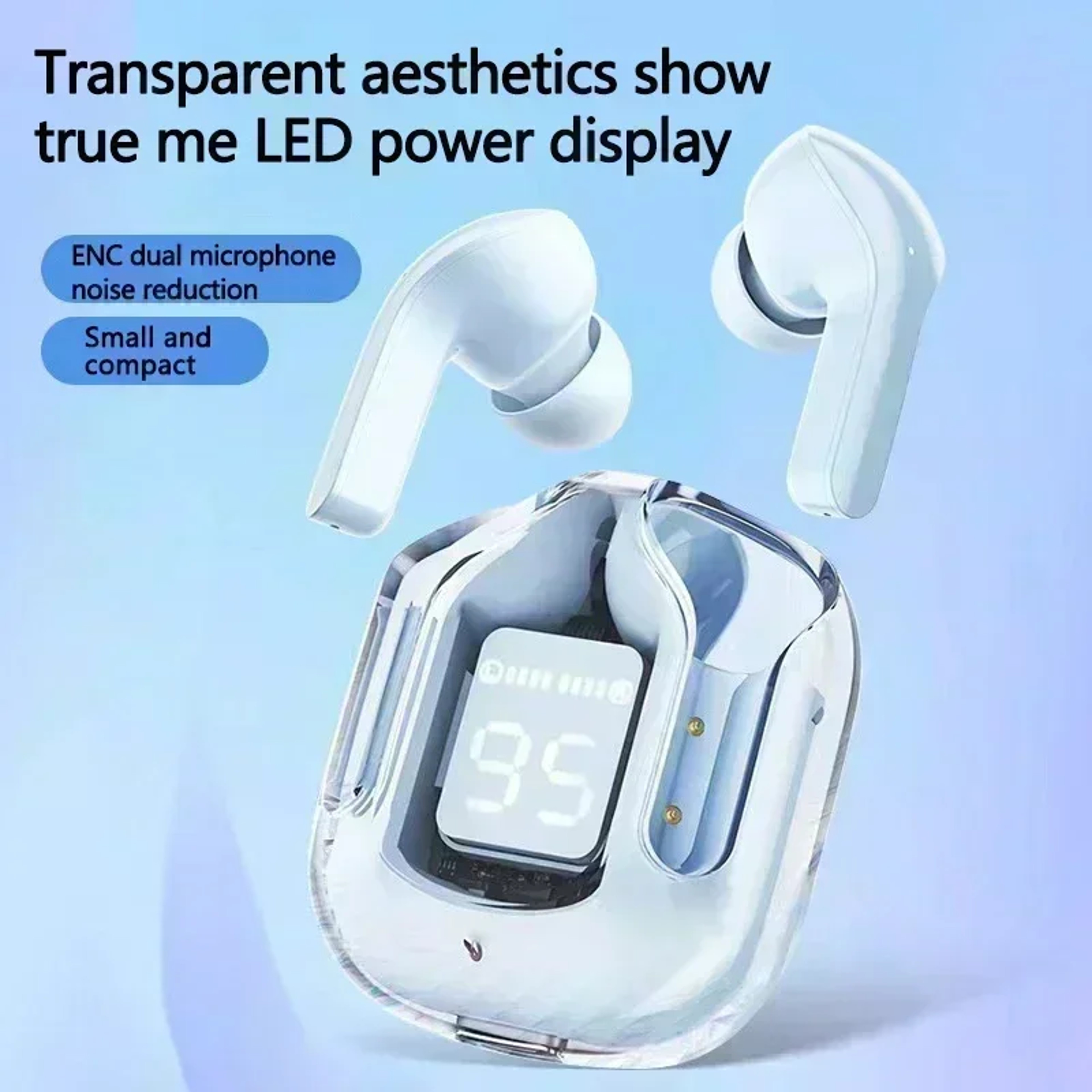 HiFi Wireless Bluetooth Headset Earbuds For Smartphones 4