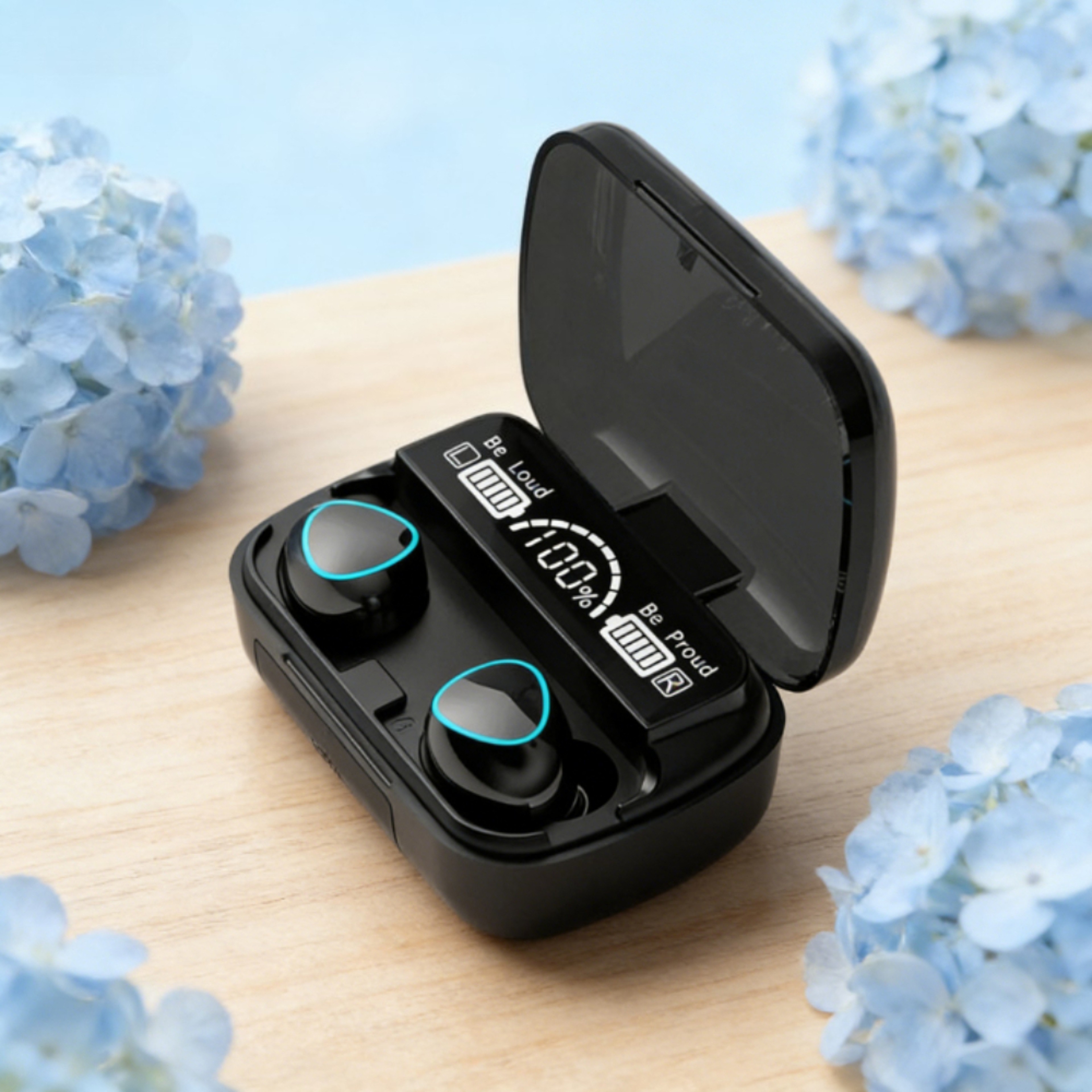 LED Display Bluetooth Earbuds Waterproof HiFi Gaming Headset – view 1