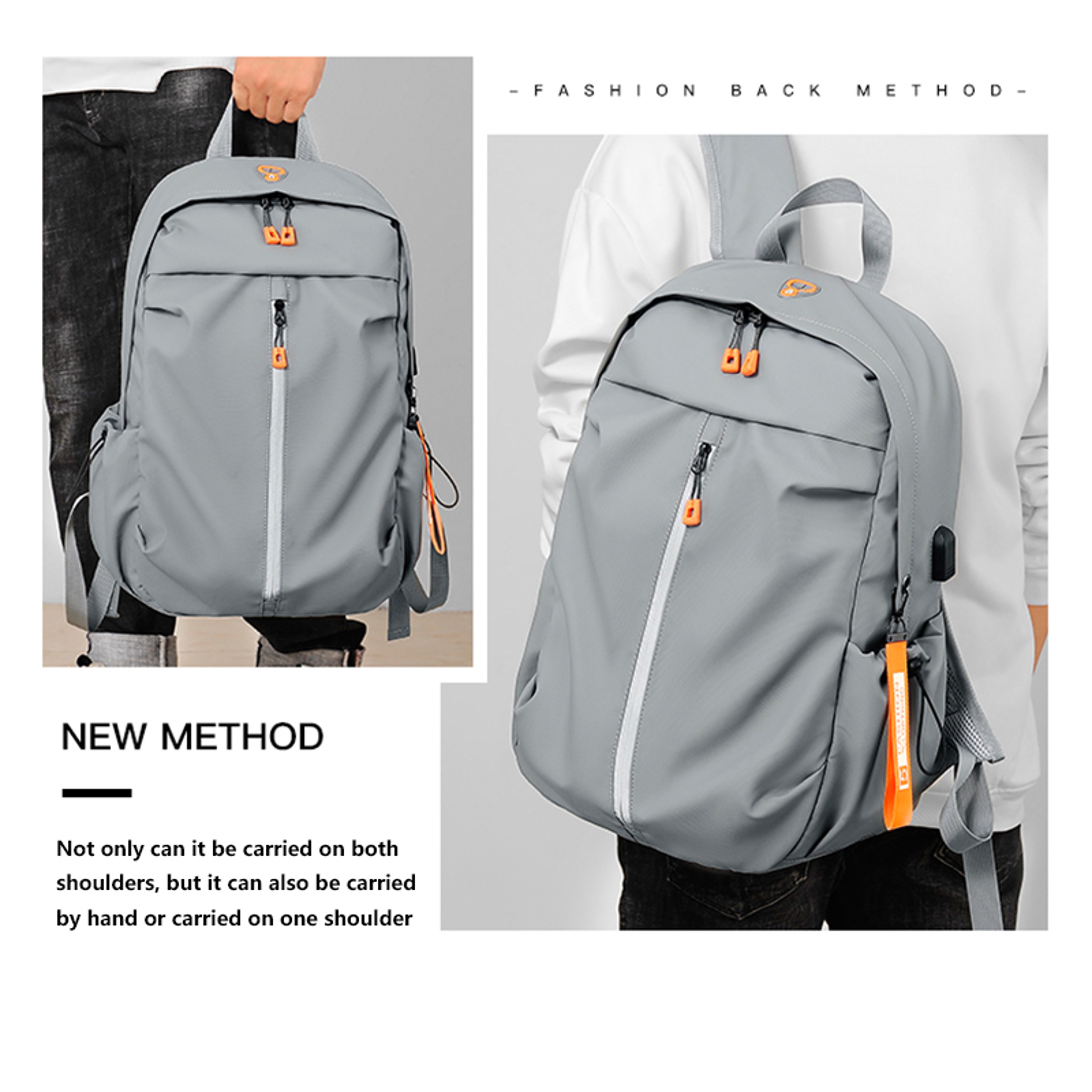 Stylish Multifunctional Backpack Large Capacity Travel Business And University Backpack 2