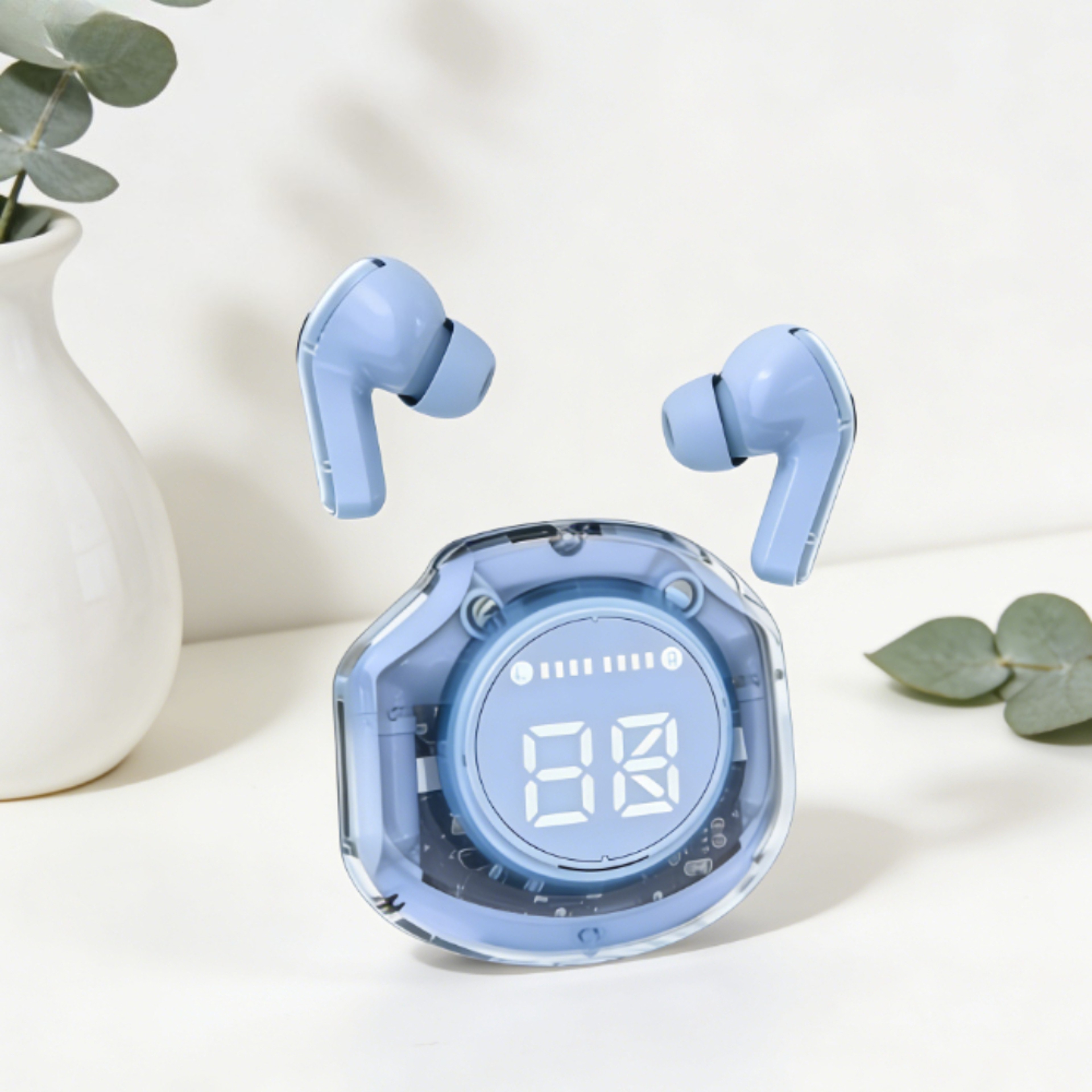LED Display Wireless Bluetooth Earbuds with Charging – view 1