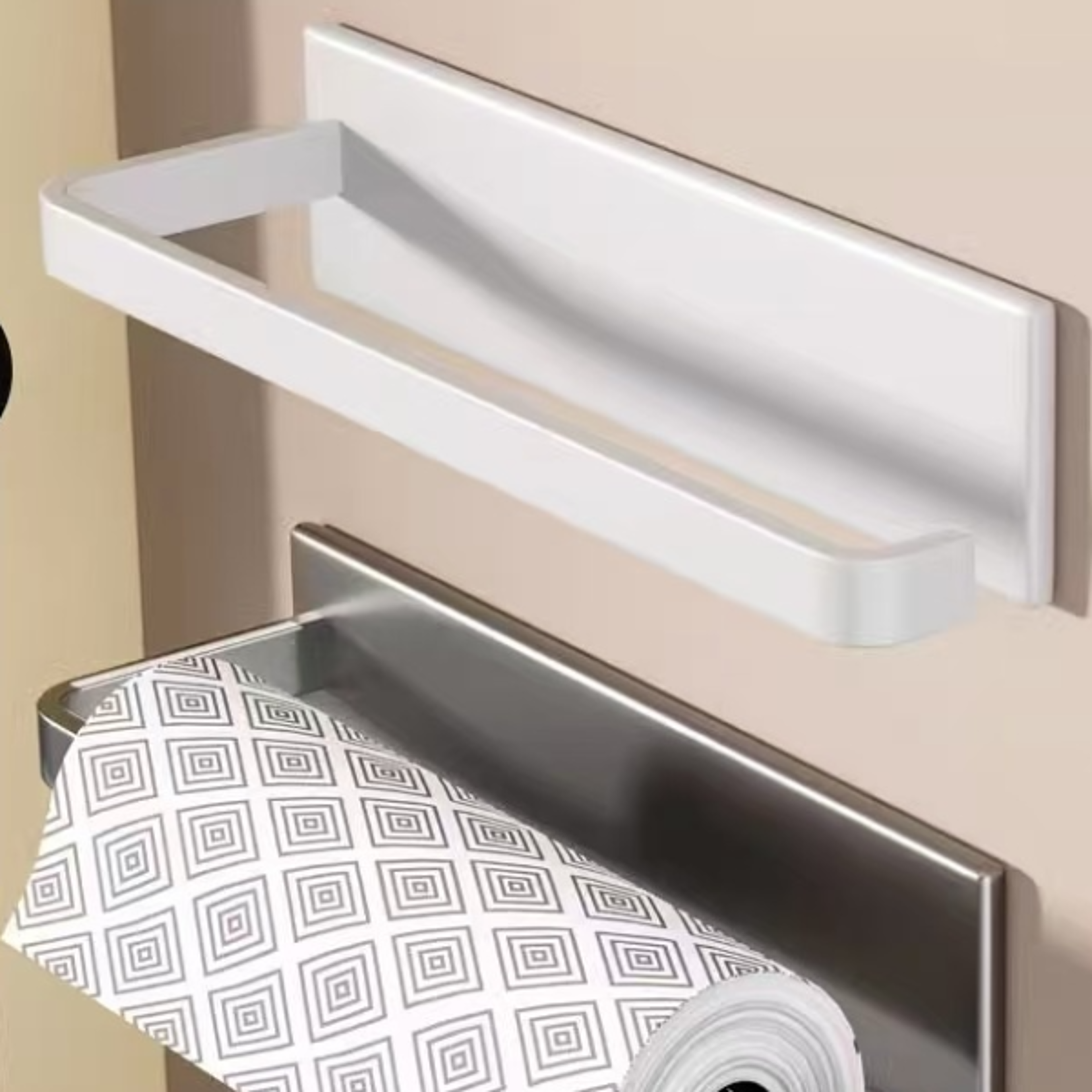 Magnetic Paper Towel Holder for Fridge No Drill Space Saving Kitchen Organizer