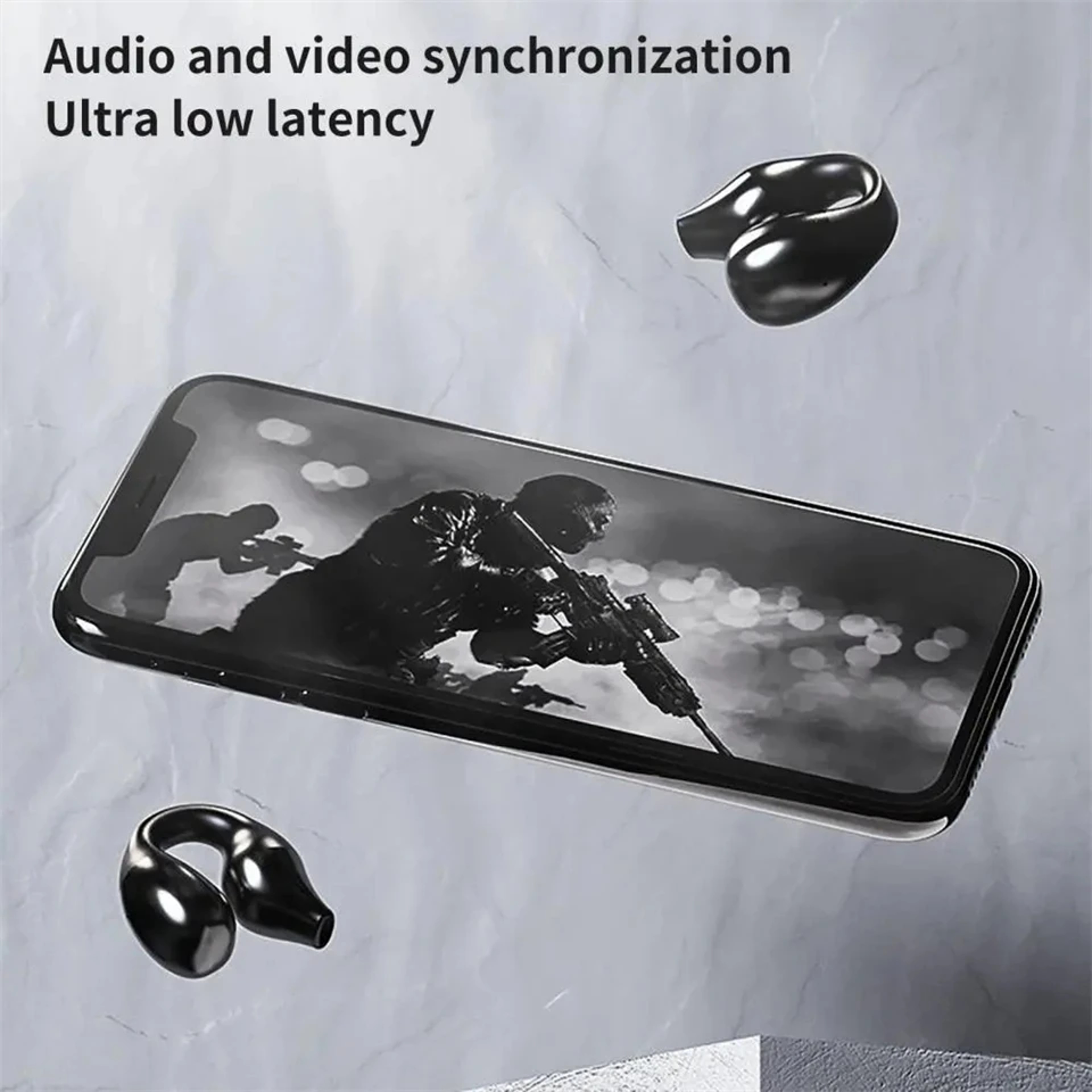 Premium Wireless Bluetooth Earbuds With LED Power Display  Mic Sport Earphones 3