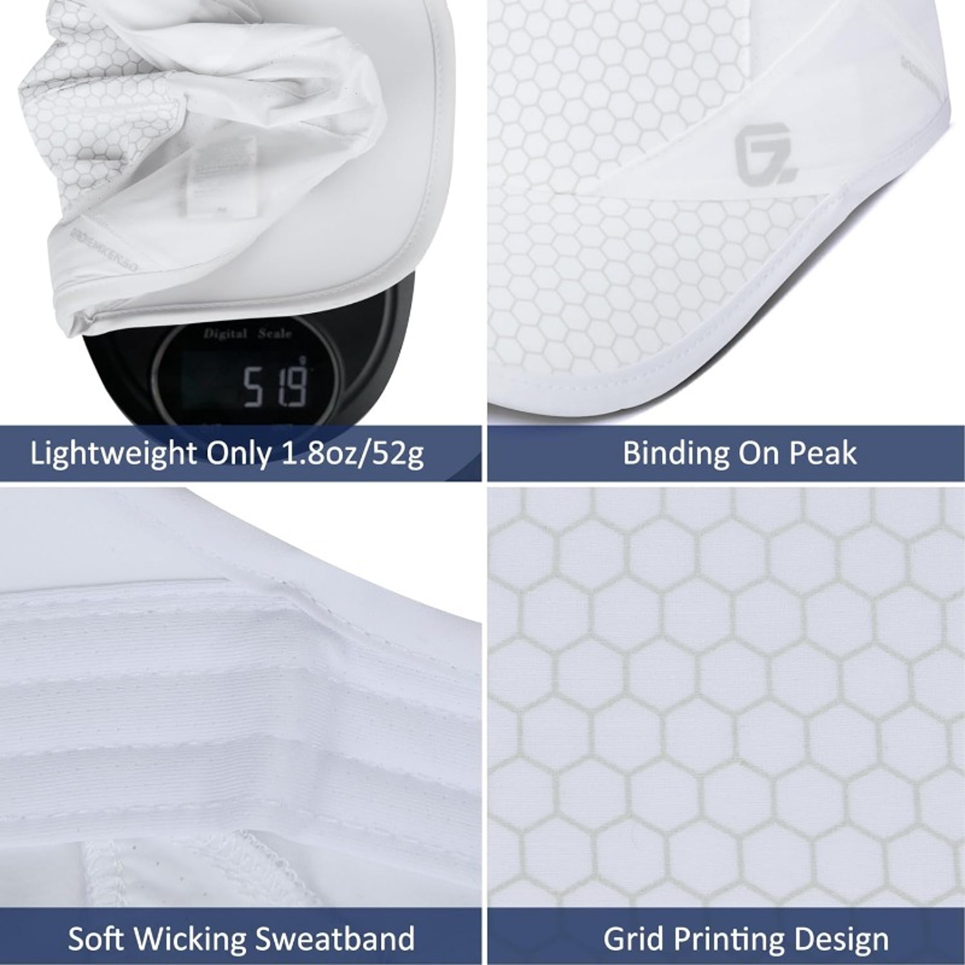 Performance Breathable Running Hat Quick Dry Adjustable Sun Protection Cap – view 5