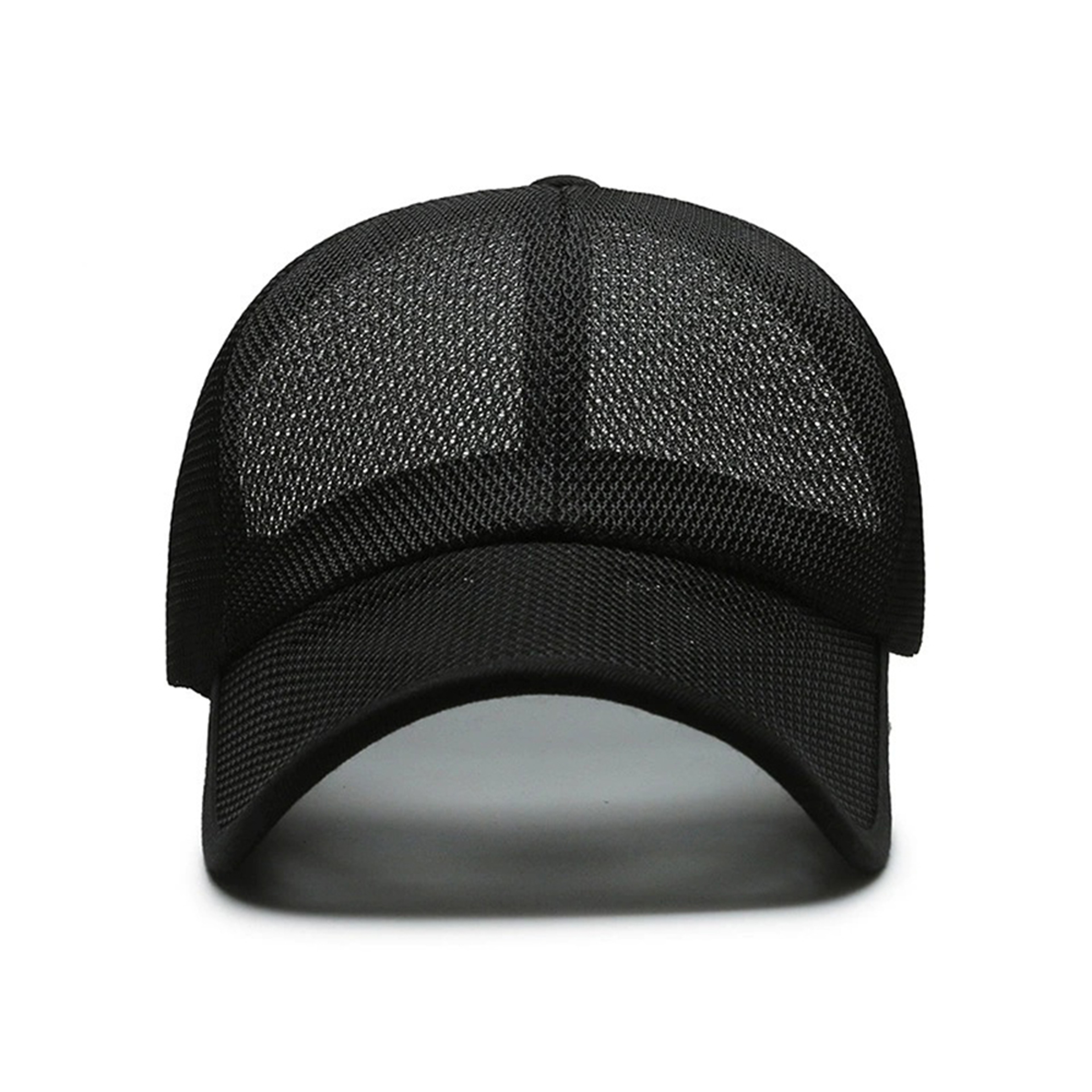 Openwork Brim Baseball Cap Breathable Mesh Summer Hat For Men Women Outdoor Sun Protection 2