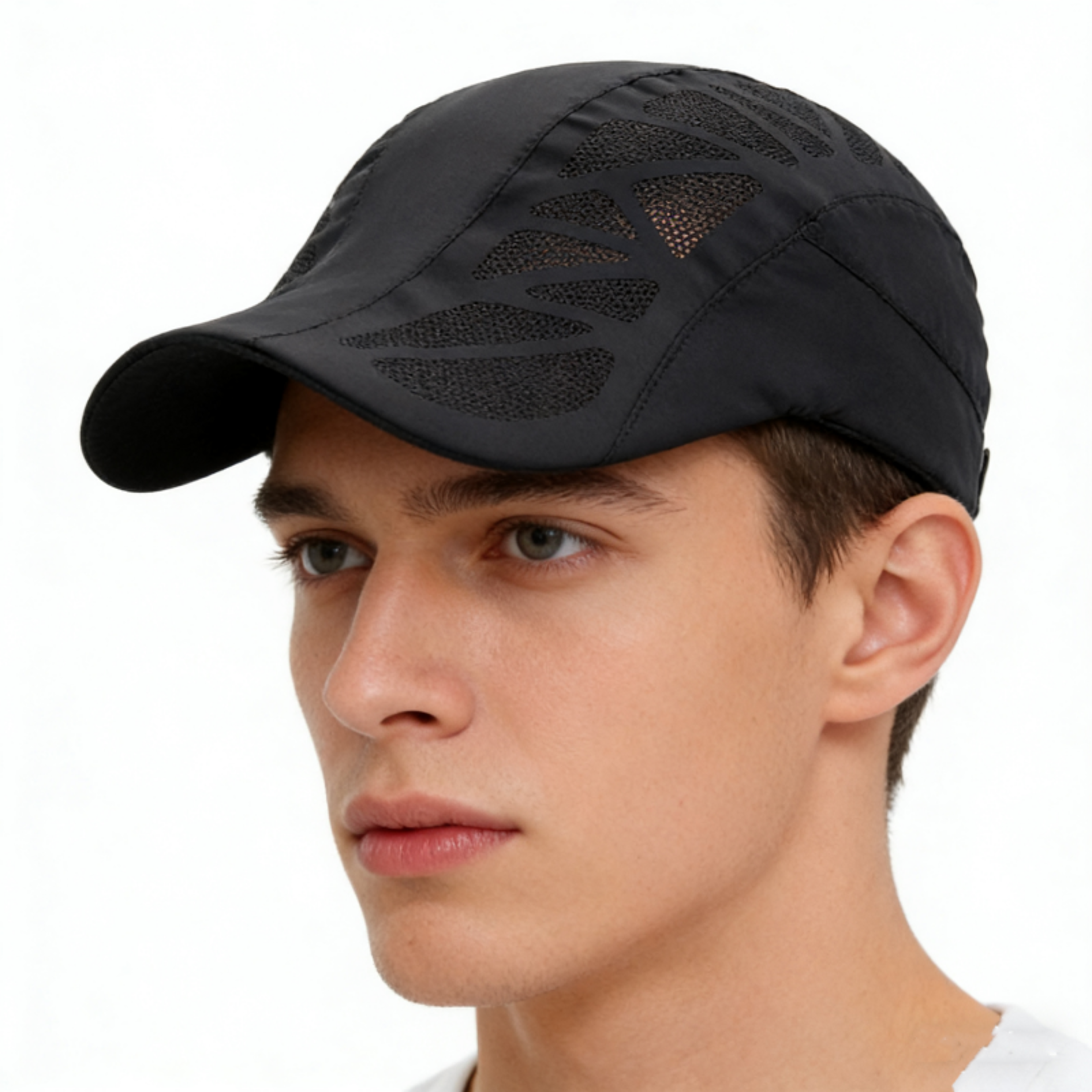 Breathable Mesh Sun Hat with UV Protection Quick Dry Sports & Fishing Cap – view 3