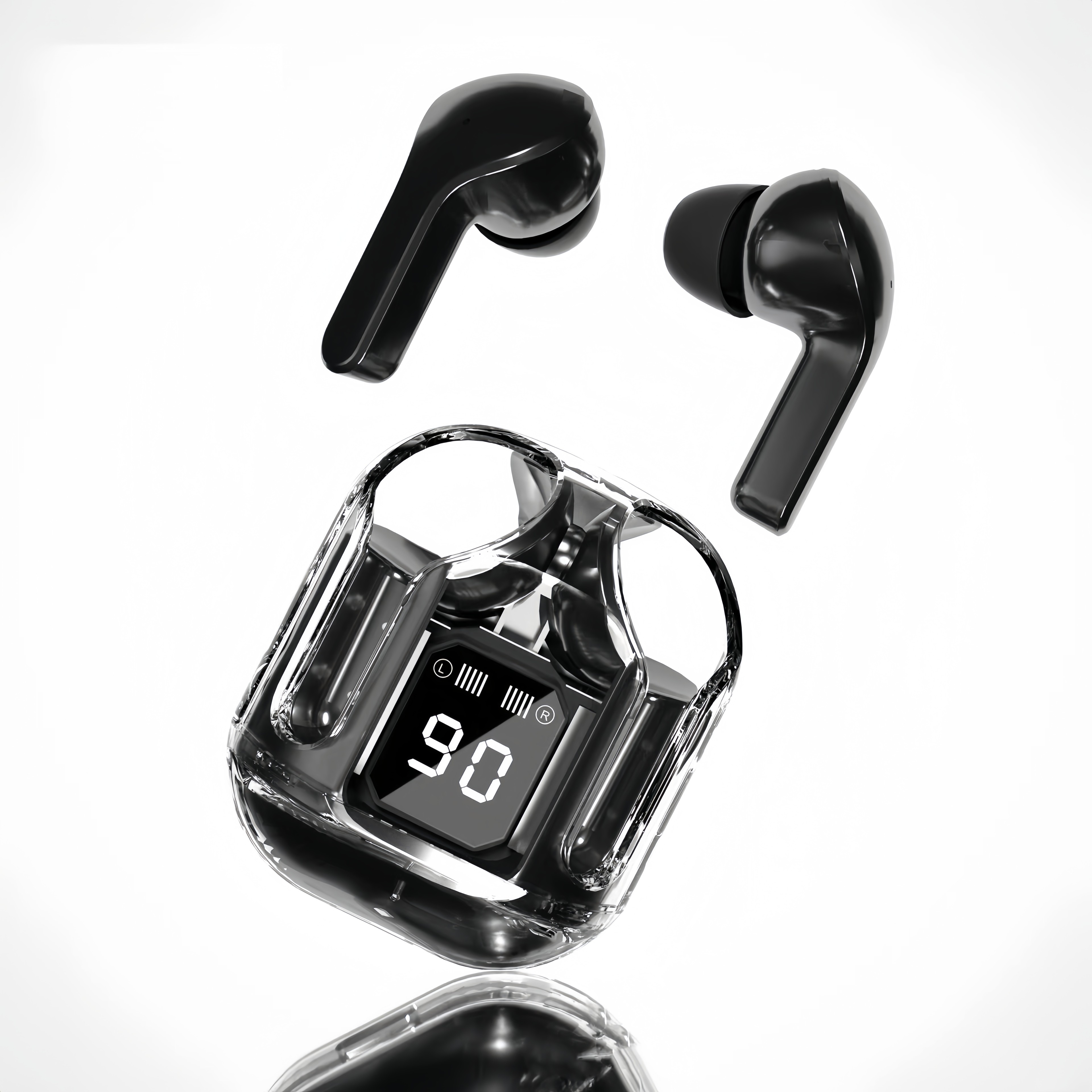 Premium Transparent Wireless Bluetooth Earbuds True Wireless Earbuds With Stereo Sound 5