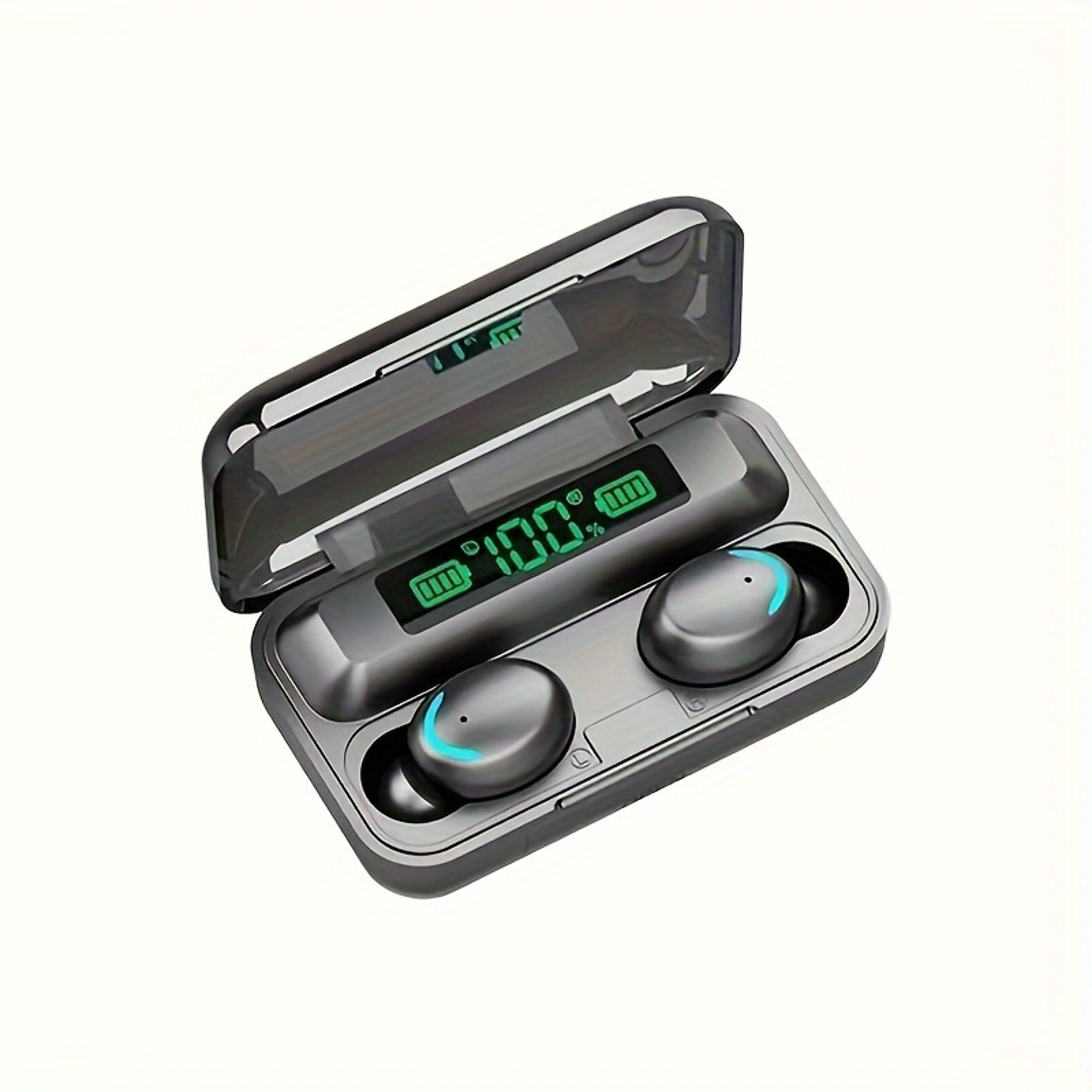 True Wireless Sports Earbuds with LED Display Charging Case & HD Calls – view 7