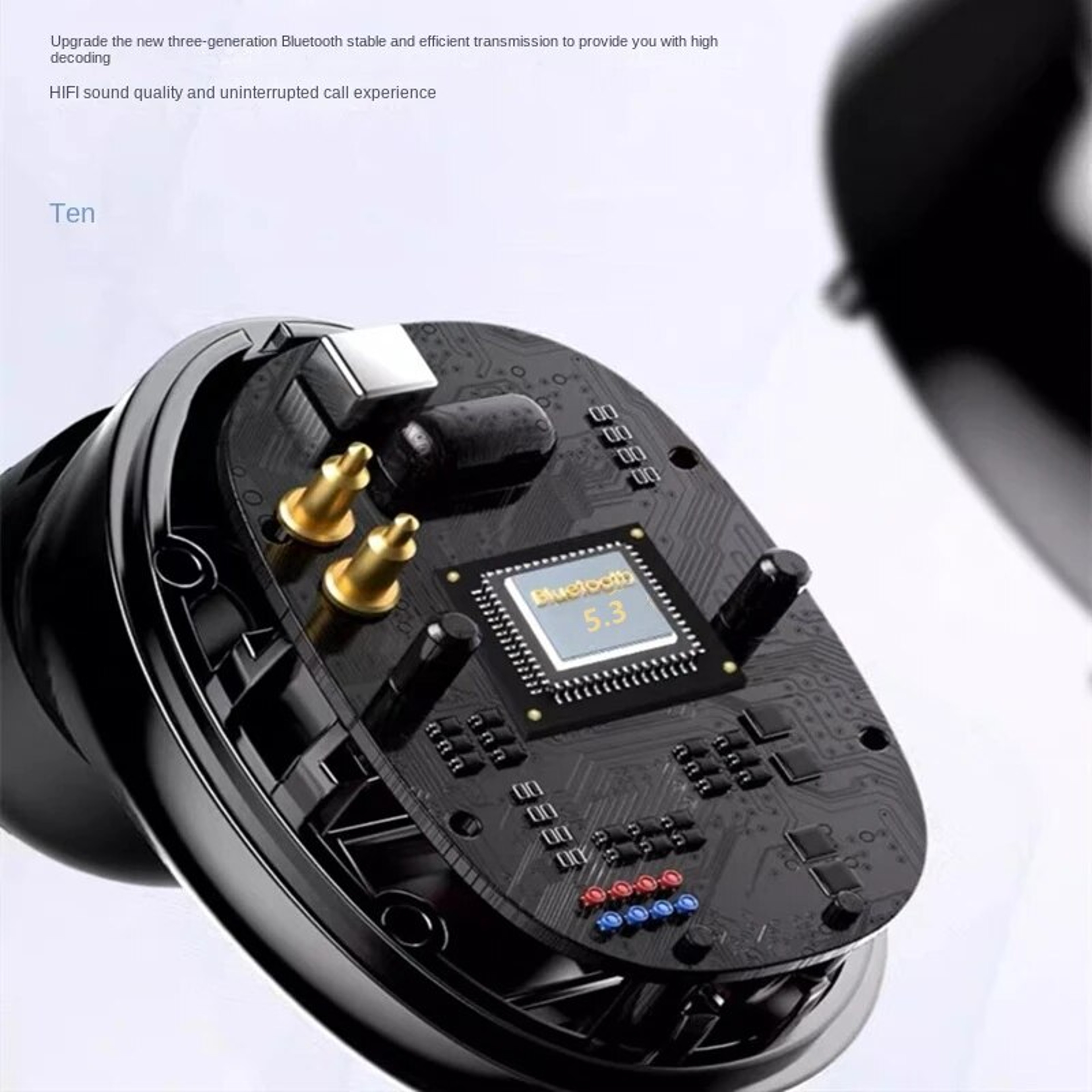 Bluetooth Earphones with HiFi Sound and Waterproof Earbuds for Sports – view 5