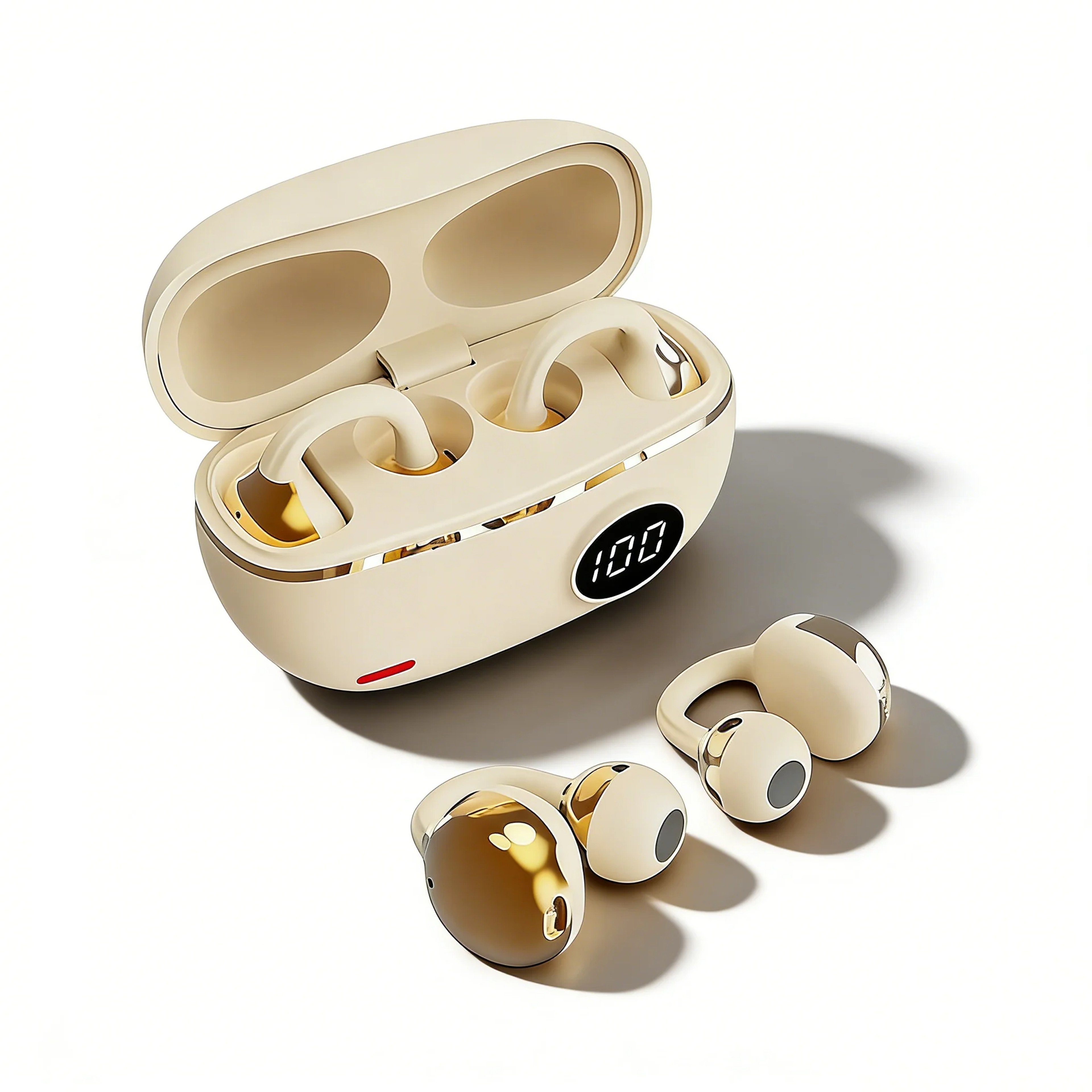 Bluetooth Earbuds With Digital Display And HiFi Sound 0