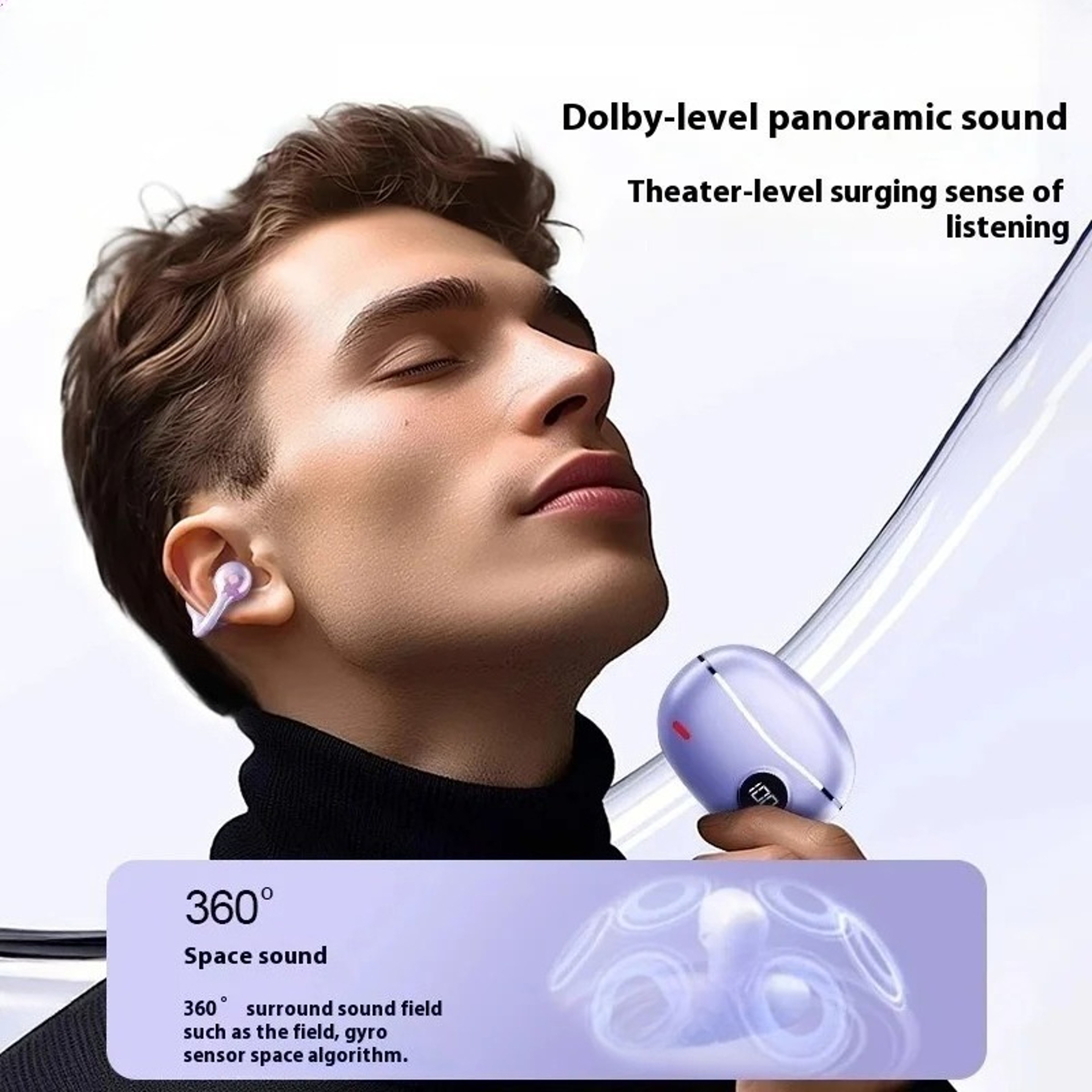 Bluetooth Earbuds With Digital Display And HiFi Sound 2