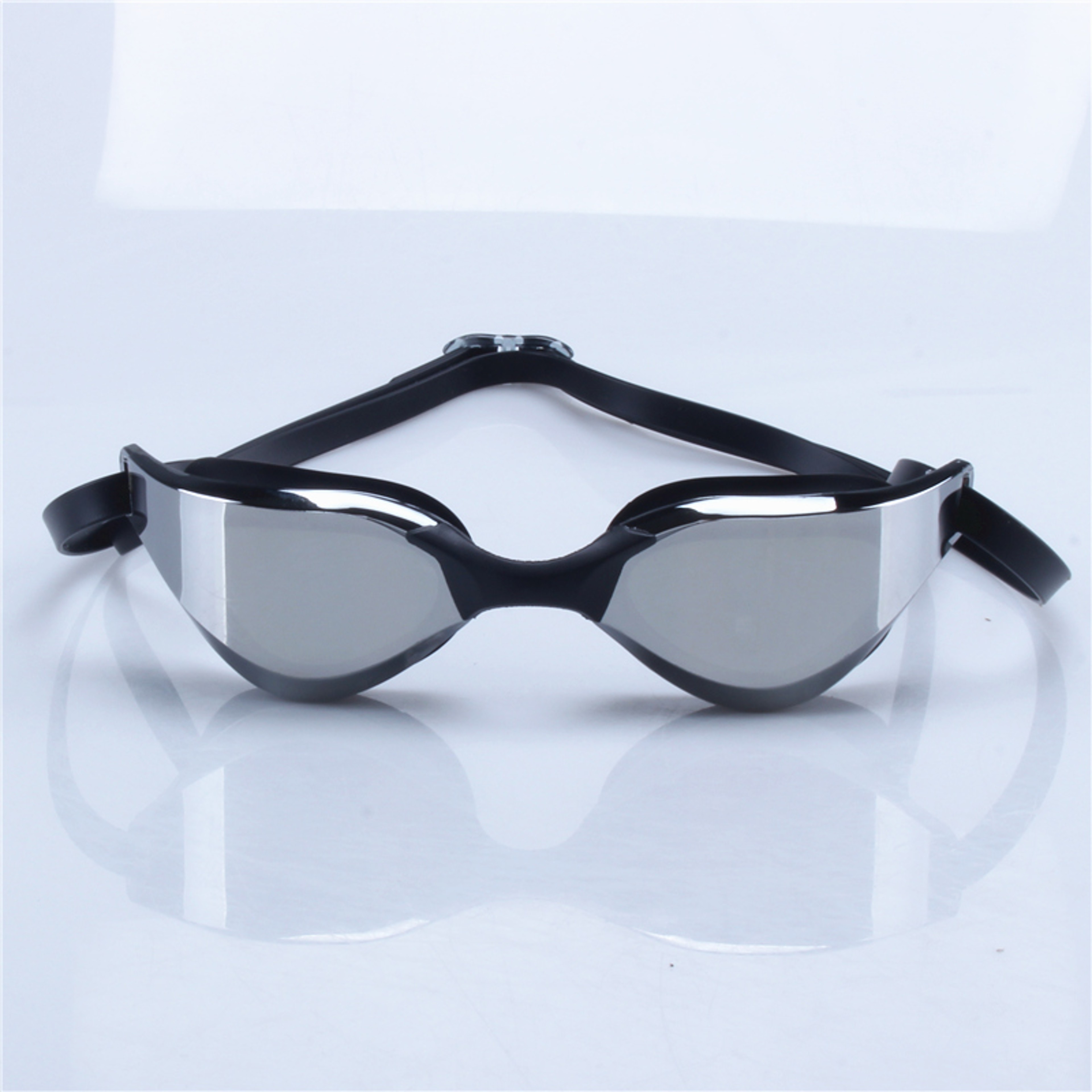 Professional Anti Fog Swimming Goggles With Electroplate Lens And Silicone Seal 1