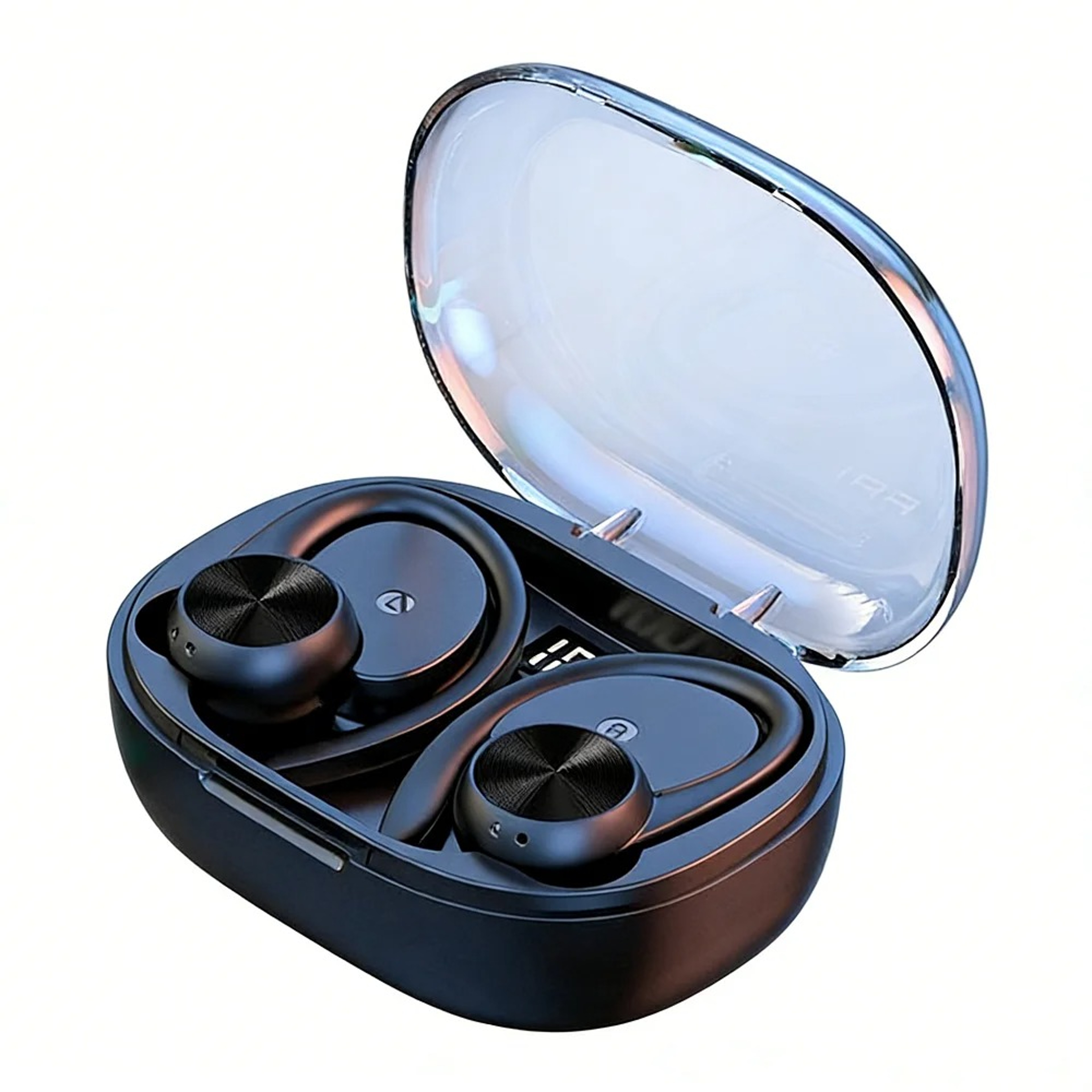 Waterproof Wireless Sports Earbuds with Ear Hooks and LED Display – view 9
