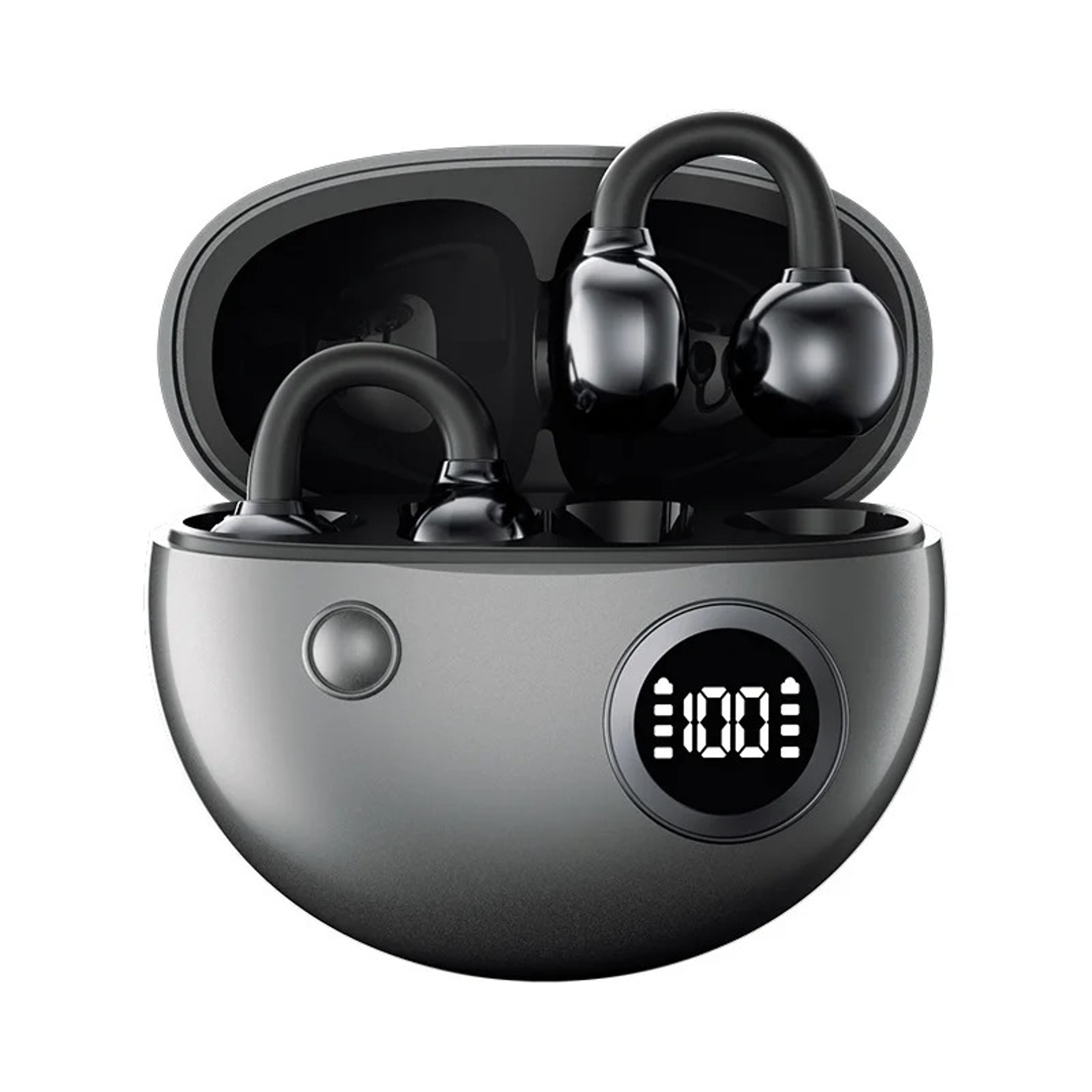Open Ear Clip Bluetooth Wireless Earphones with Digital Battery Display and Sports Stereo Sound – view 8