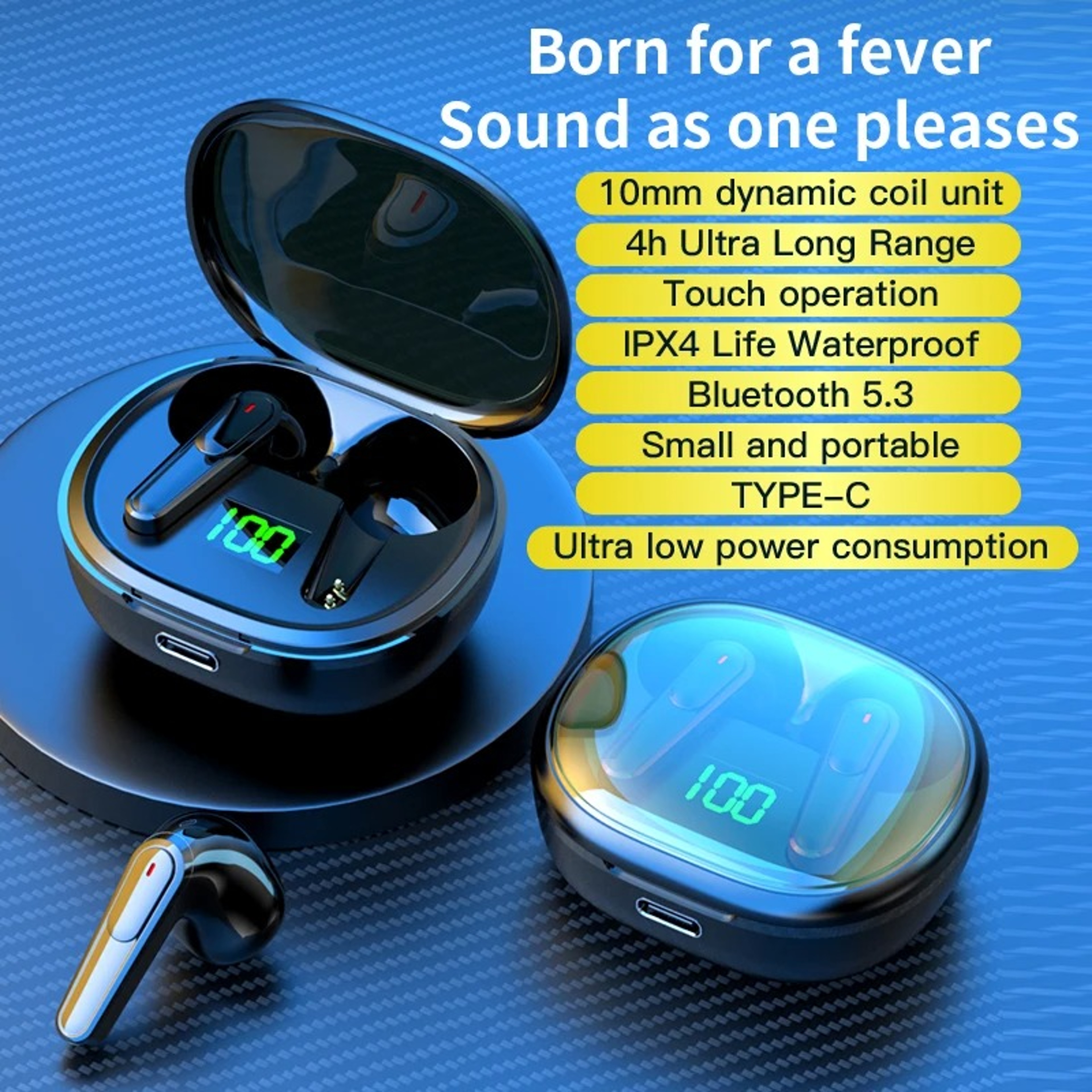 Portable Wireless TWS Earbuds with Noise Reduction for Gaming Sports and Daily Use – view 6