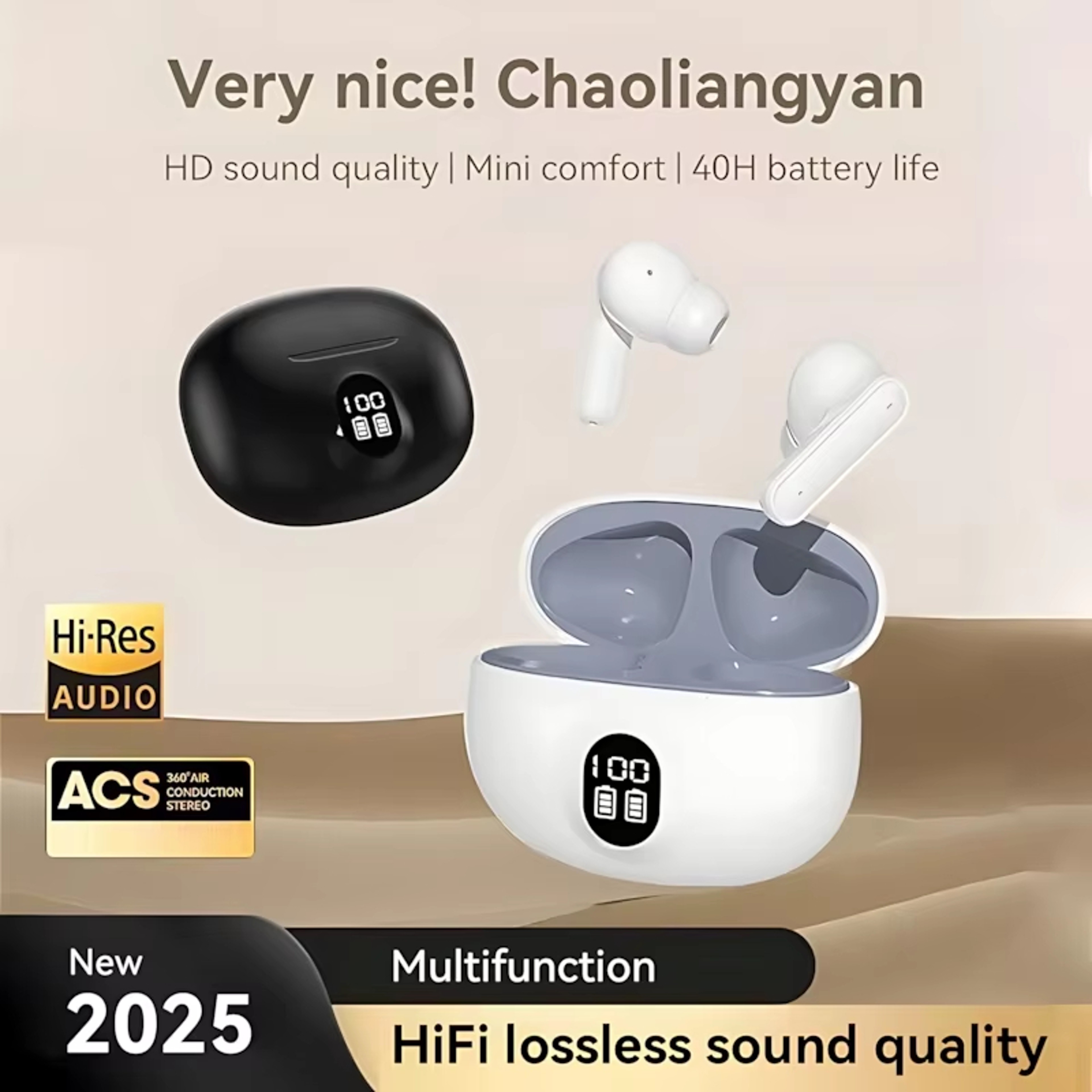 Mini Slim TWS Wireless Bluetooth Earbuds with Noise Isolation and Long Battery Life – view 5