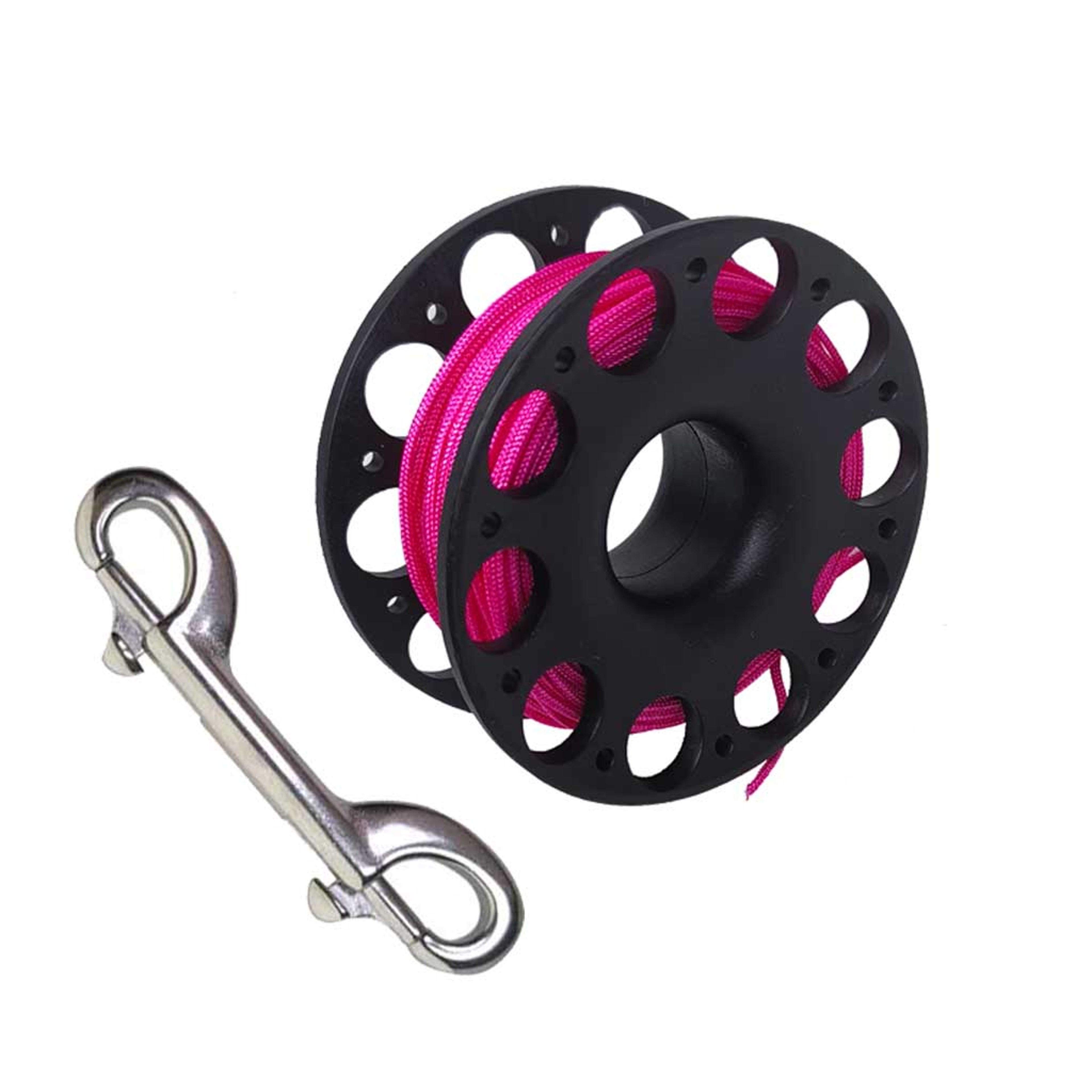 Scuba Diving Finger Reel With Double End Hook Safety Spool For Cave Wreck Diving 4