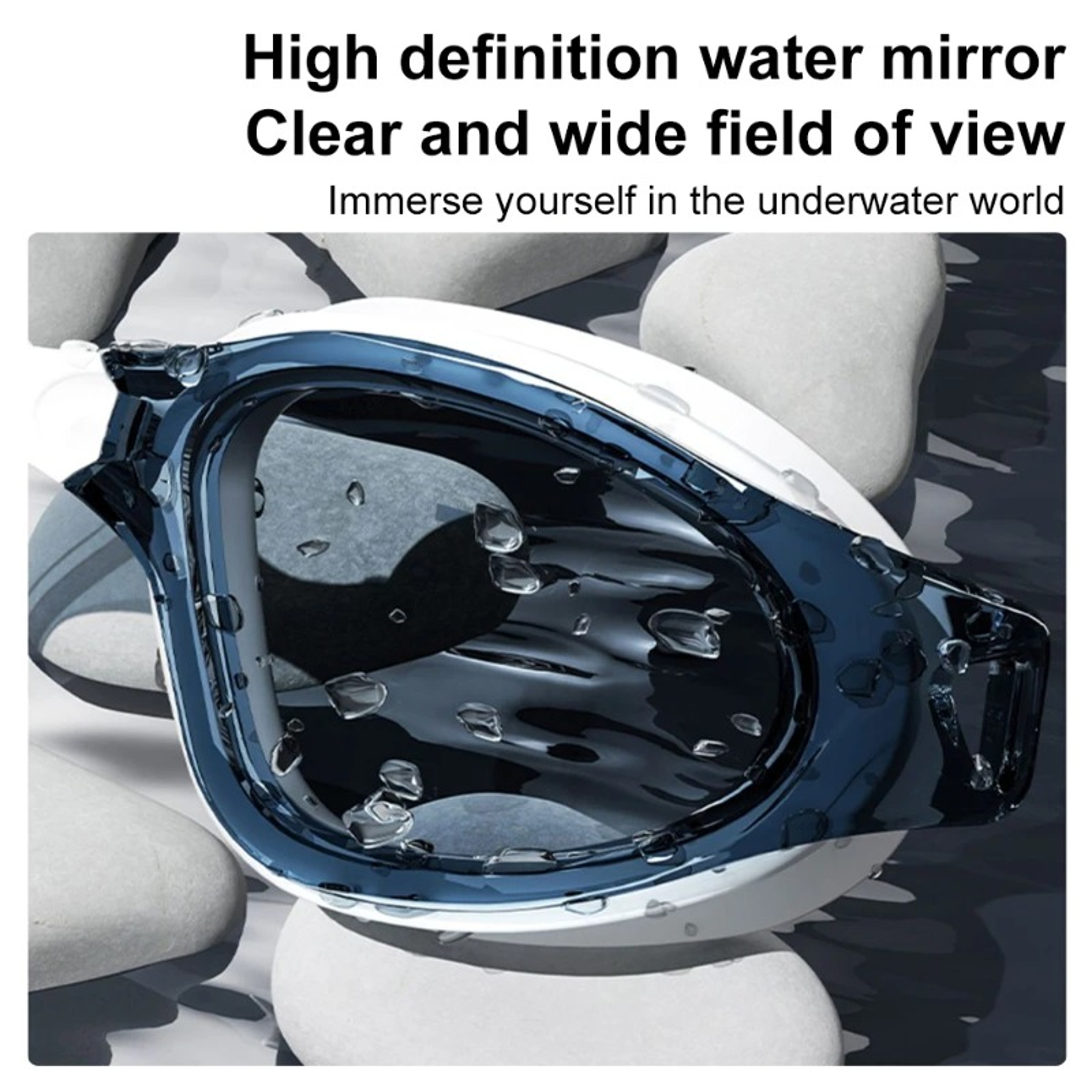 Anti Fog Swimming Goggles Set With Silicone Cap And Earplugs 4