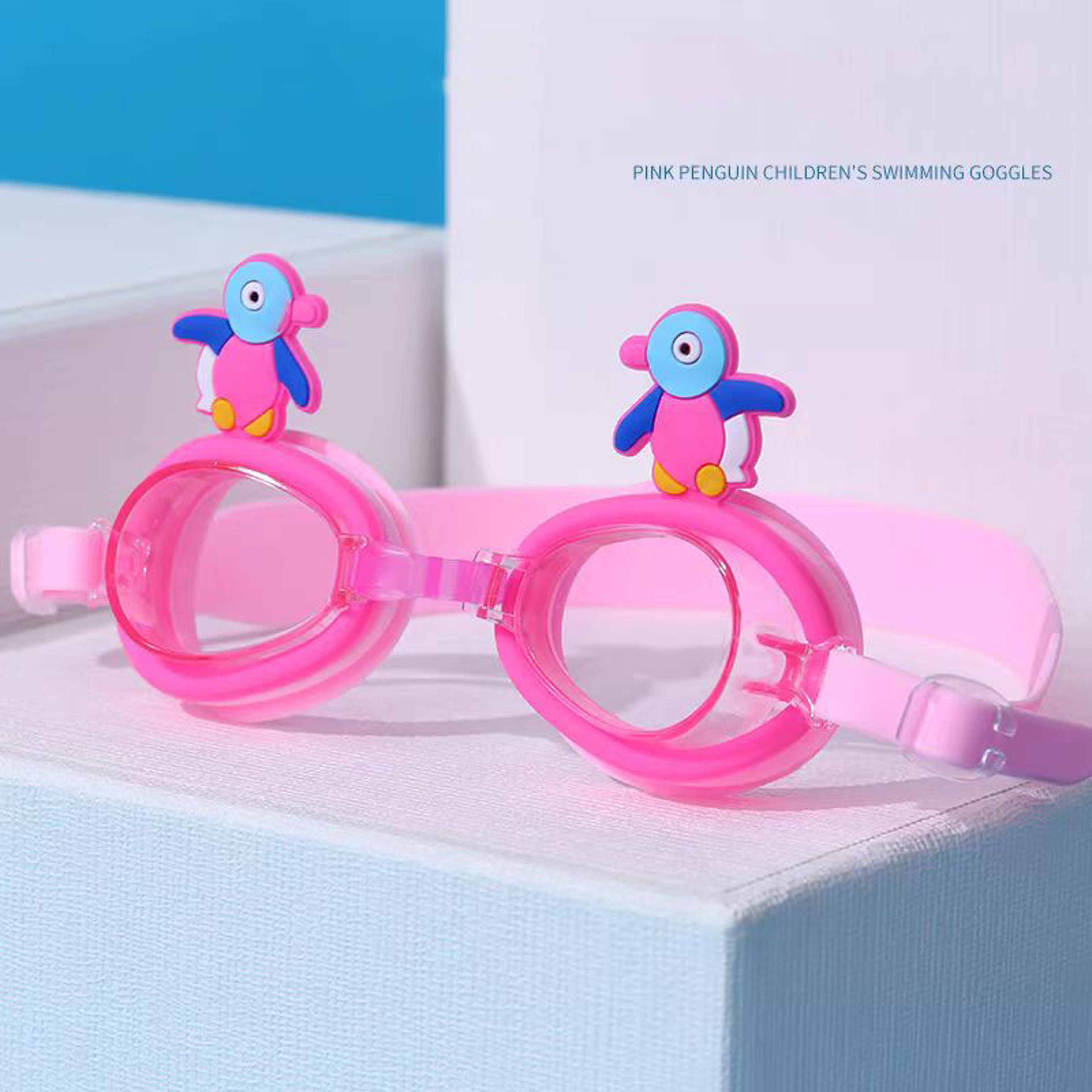Crab Shape Kids Swimming Goggles Anti Fog Diving Mask Waterproof Adjustable 3