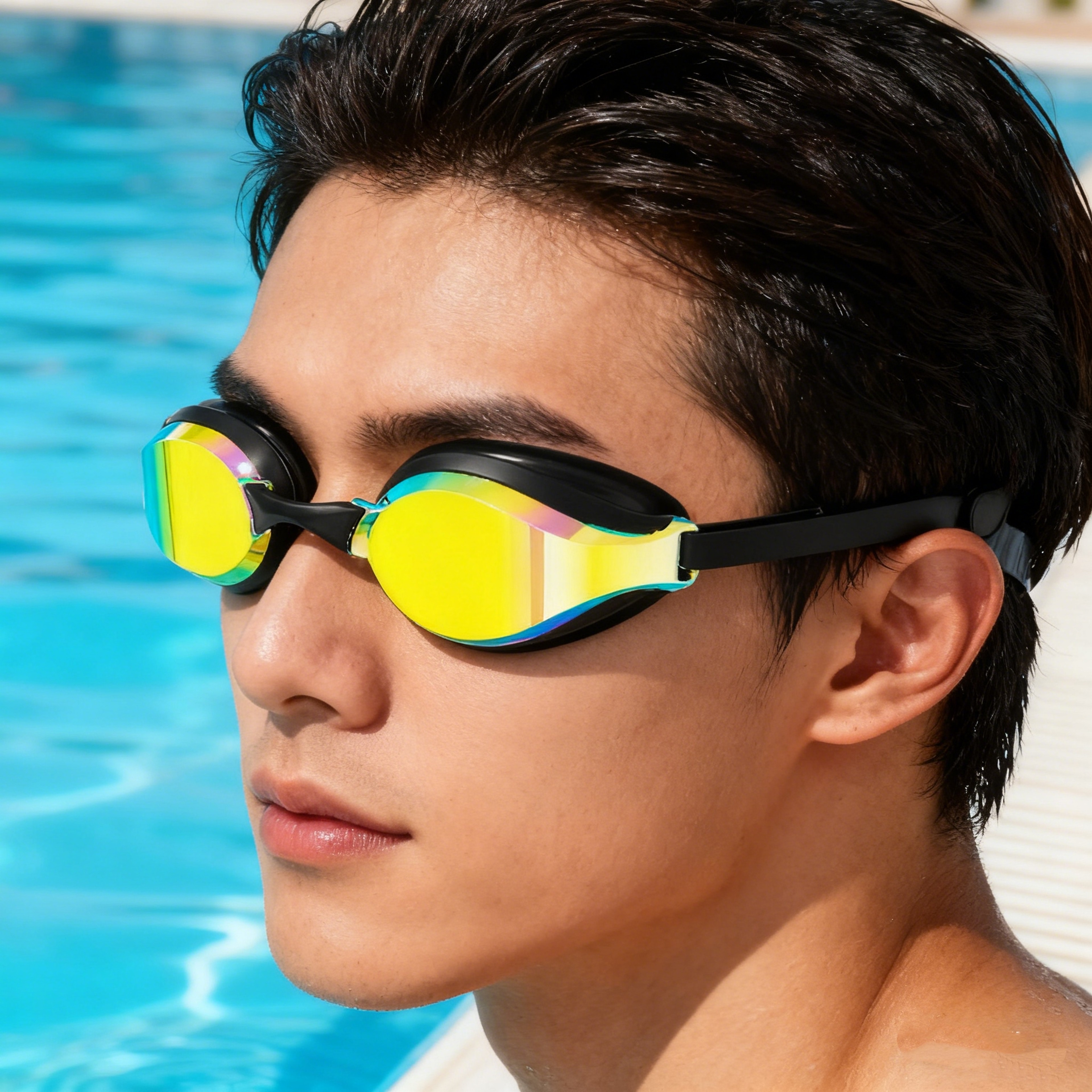 Professional Racing Swimming Goggles Anti Fog Waterproof High Definition Swim Gear – view 5