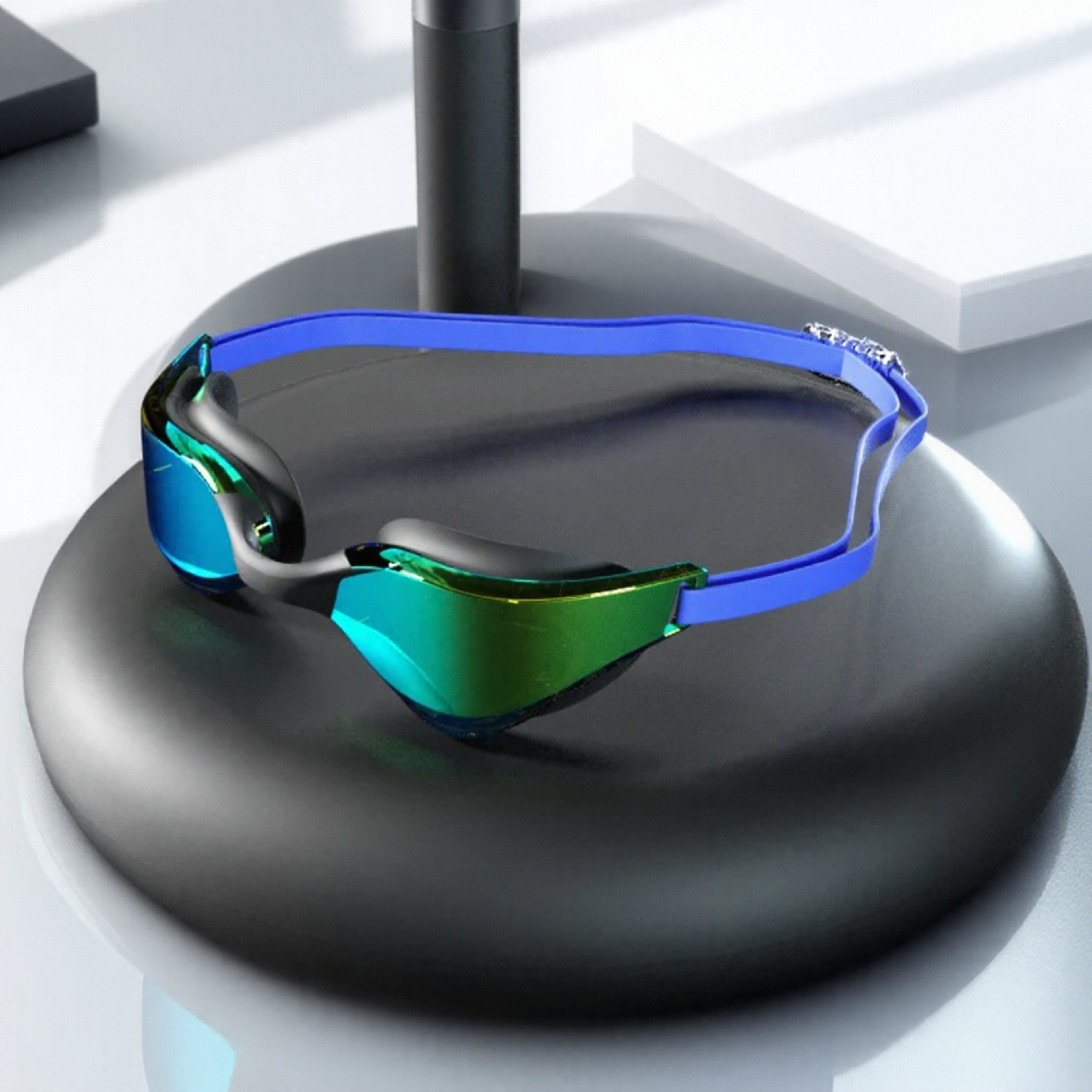 Professional Anti Fog Swim Goggles HD Wide Angle Swimming Goggles With Adjustable Nose Bridge 5