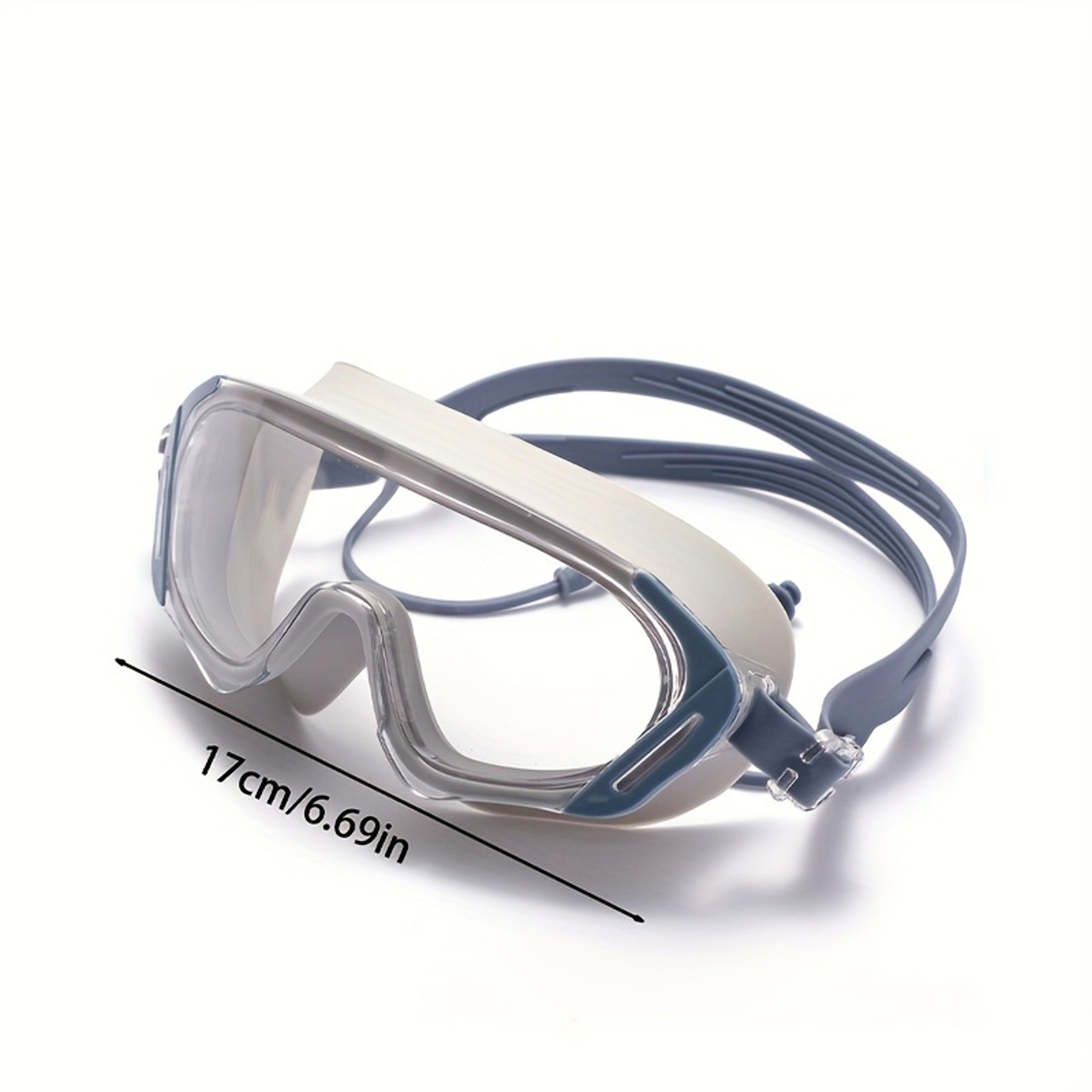 Wide View Anti Fog Swimming Goggles with Earplugs for Diving and Water Sports – view 3