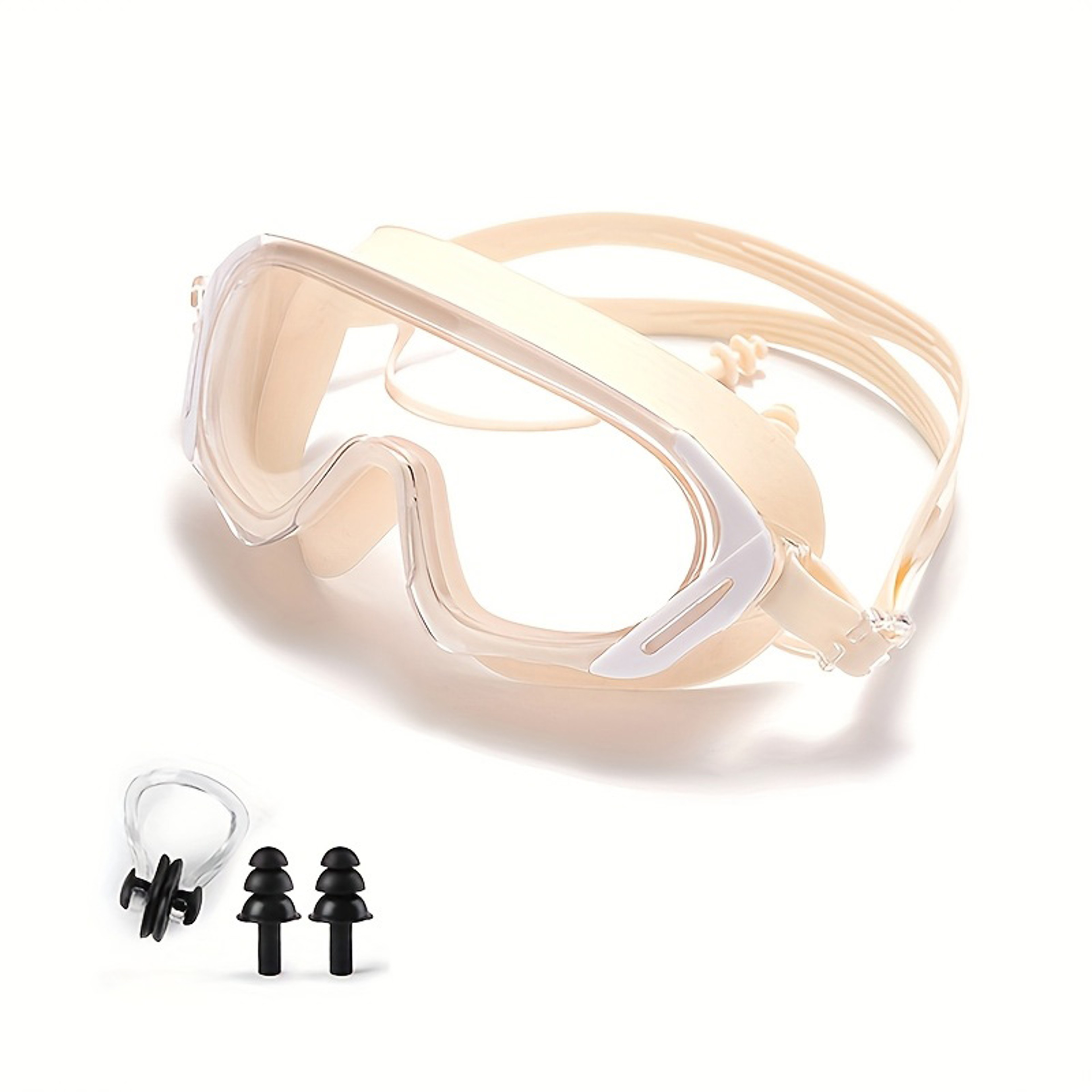 Wide View Anti Fog Swimming Goggles with Earplugs for Diving and Water Sports – view 10