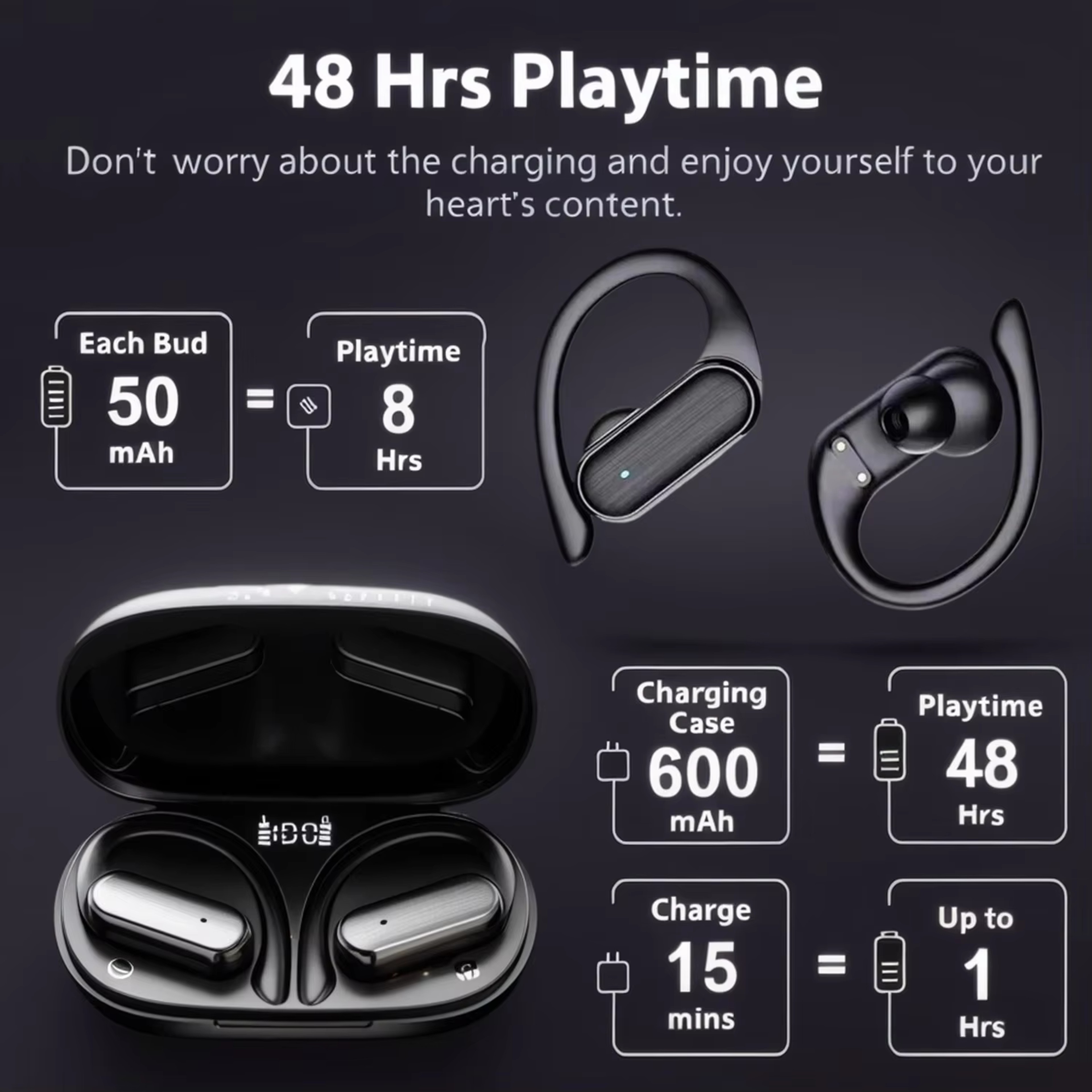 Mini Wireless Bluetooth Earbuds With Touch Control Clear Stereo Sound For Sports And Daily Use 4