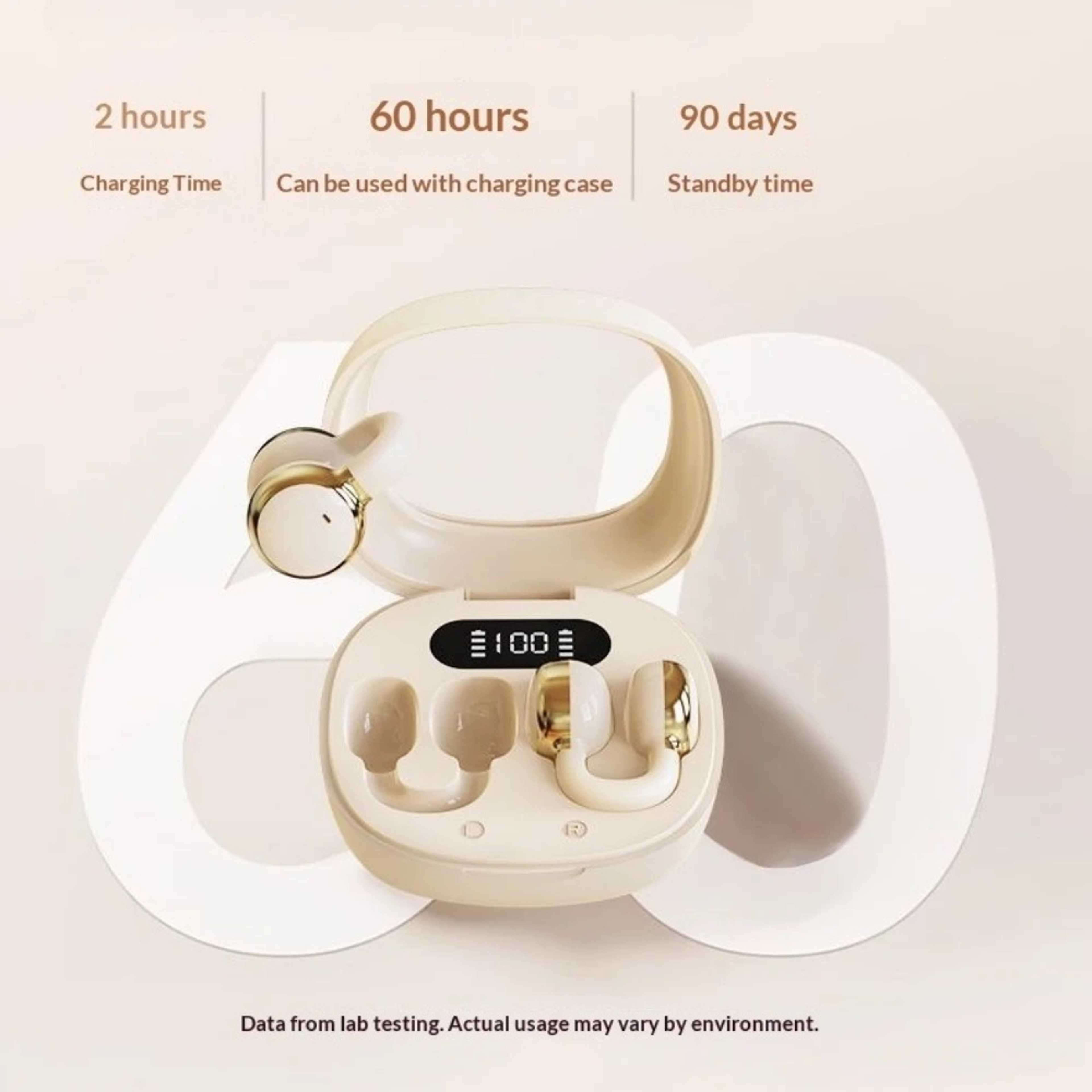 Open Ear Wireless Earbuds With Mic For Immersive Stereo Sound 4