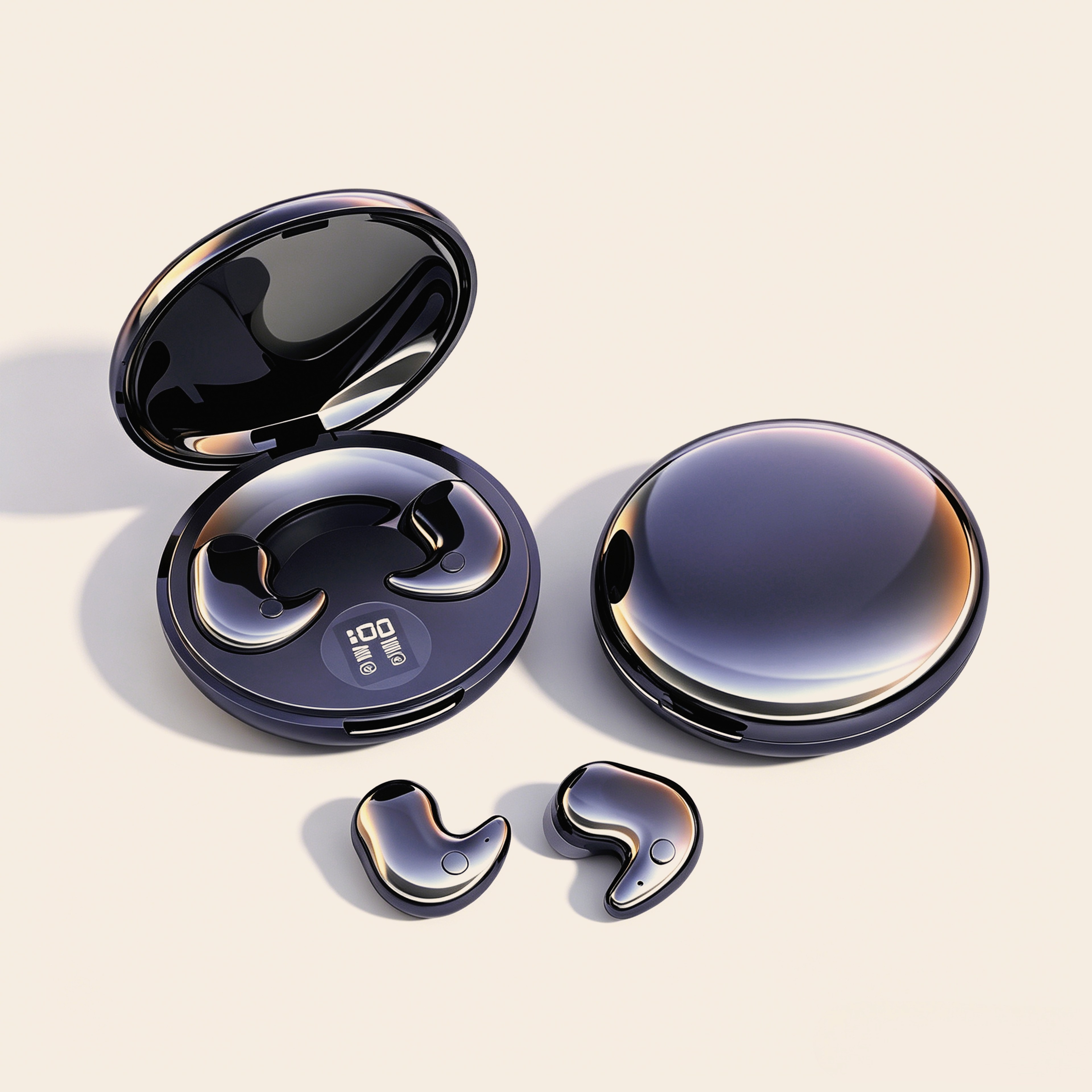 Ultra Comfort Sleep Earphones for Side Sleepers with Wireless Low Pressure Fit – view 1