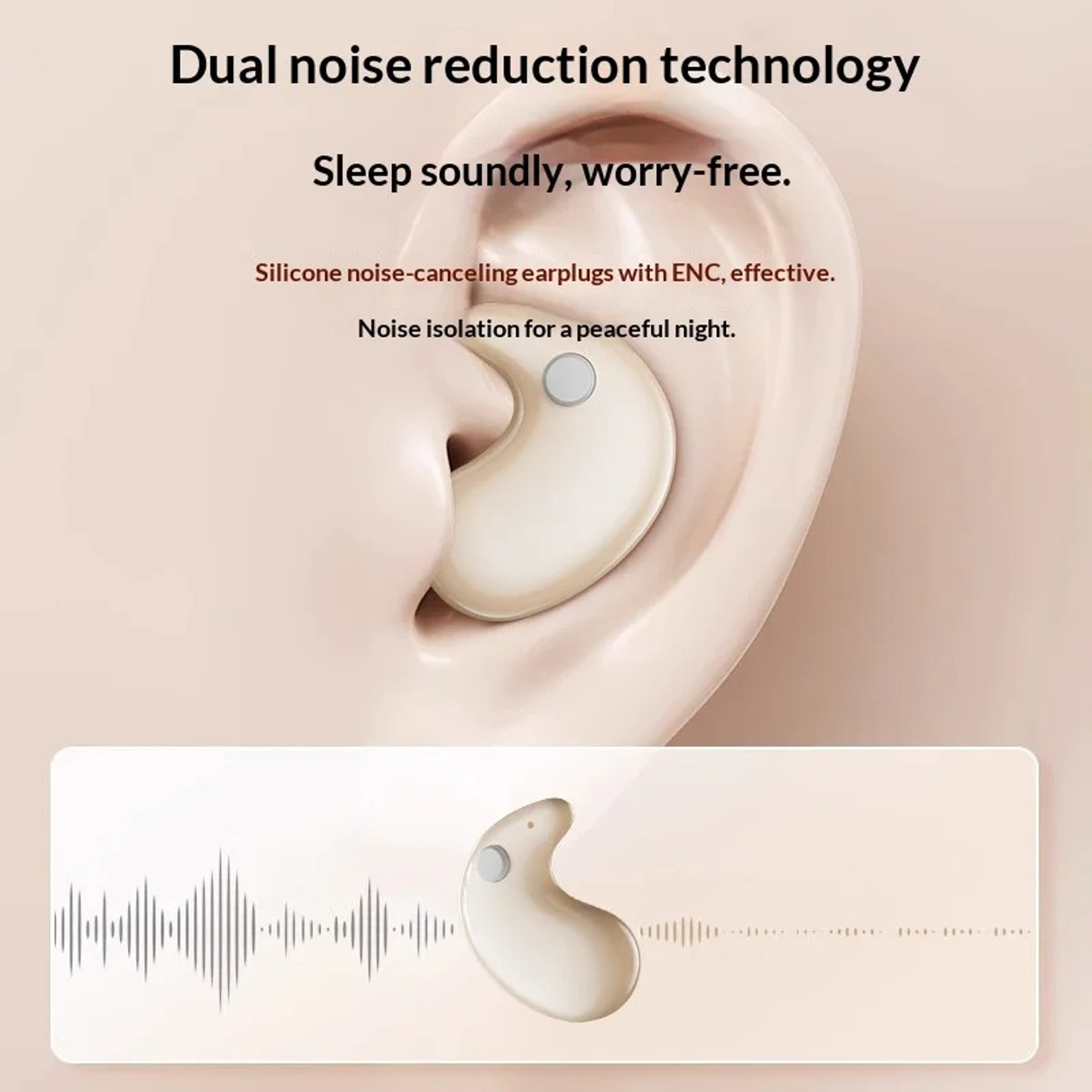 Ultra Comfort Sleep Earphones for Side Sleepers with Wireless Low Pressure Fit – view 5