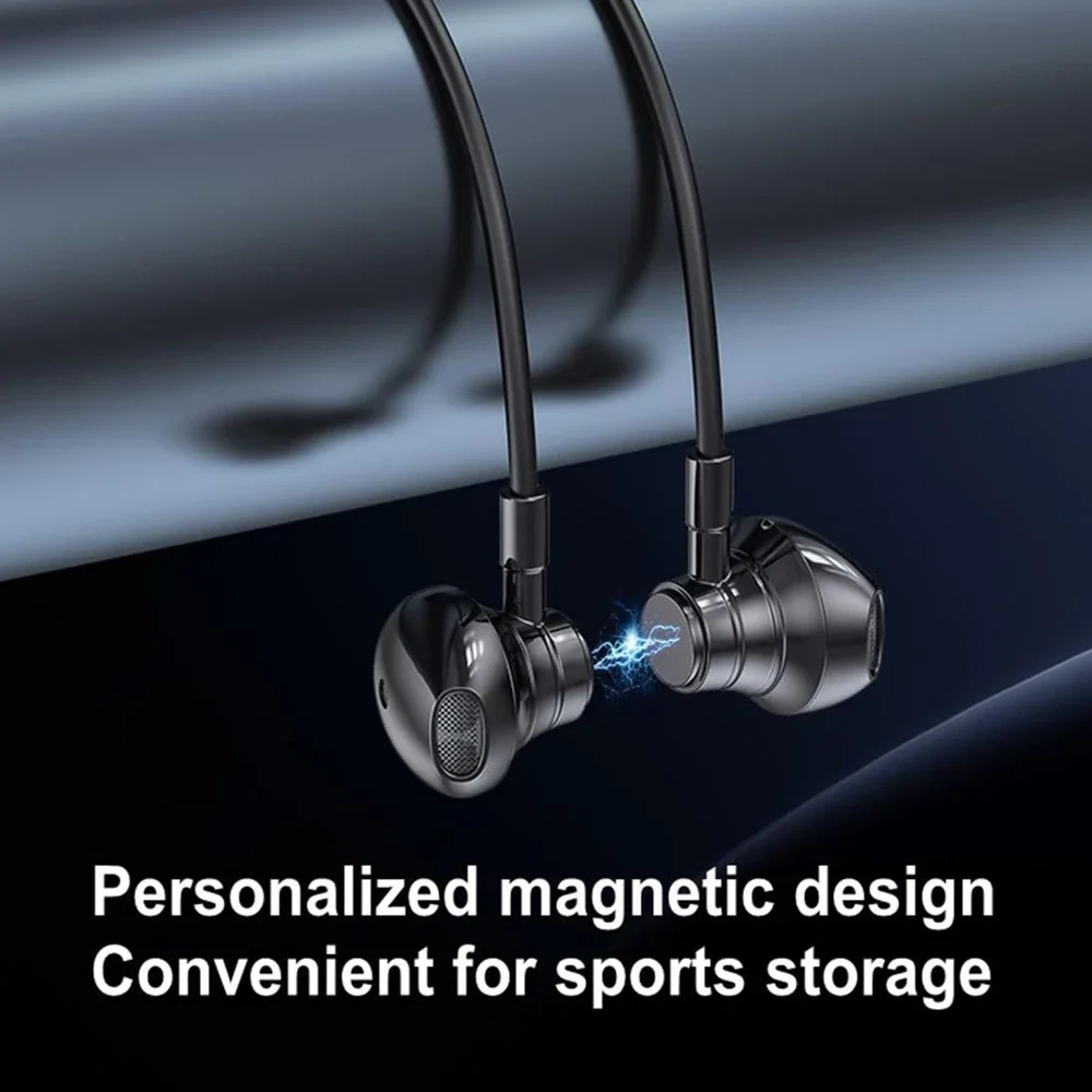 Long Endurance LED Bluetooth Earphones HiFi Wireless Neckband Headset for Sports and Gaming – view 4