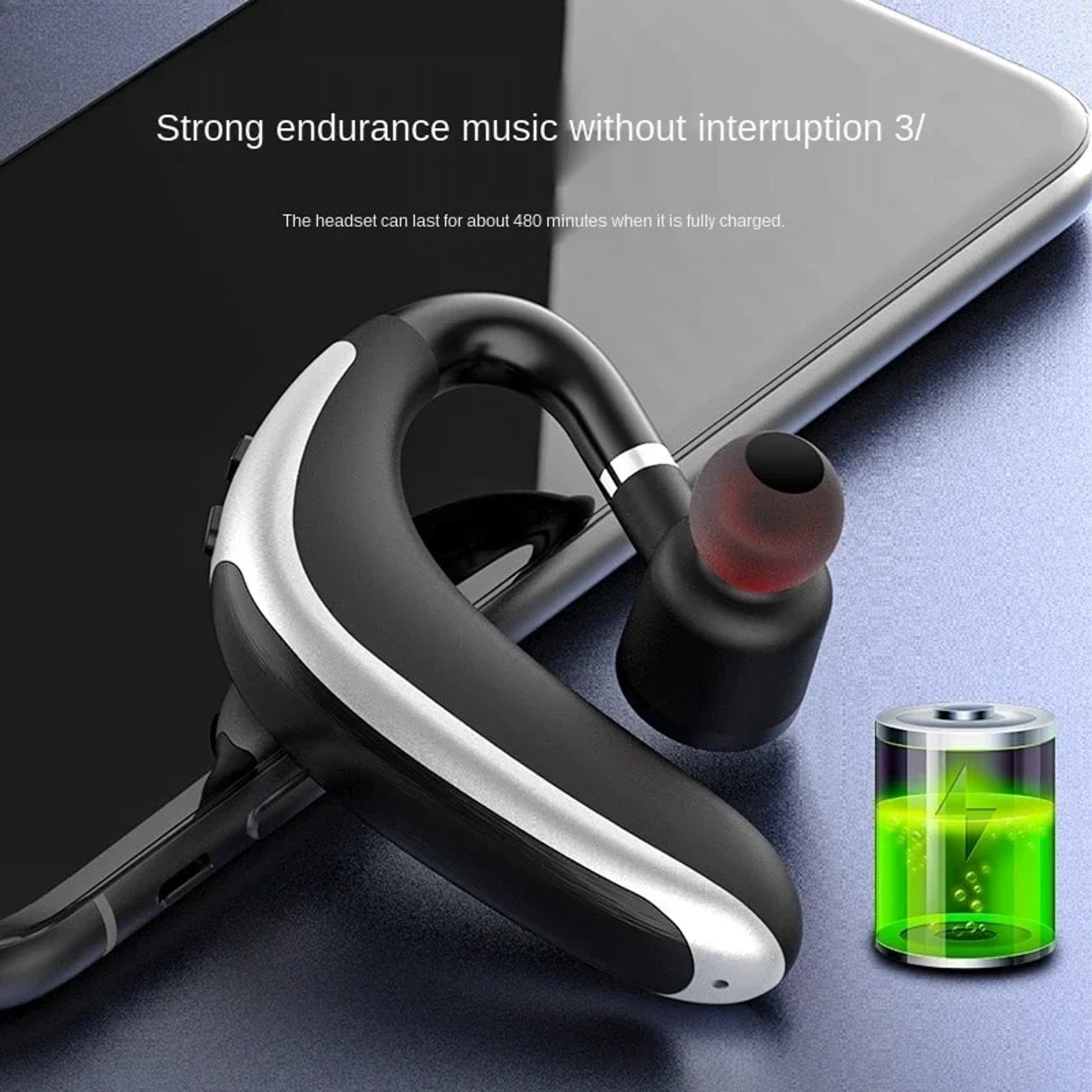 ClearCall Bluetooth Wireless Headset with Dual Mic Noise Reduction – view 5
