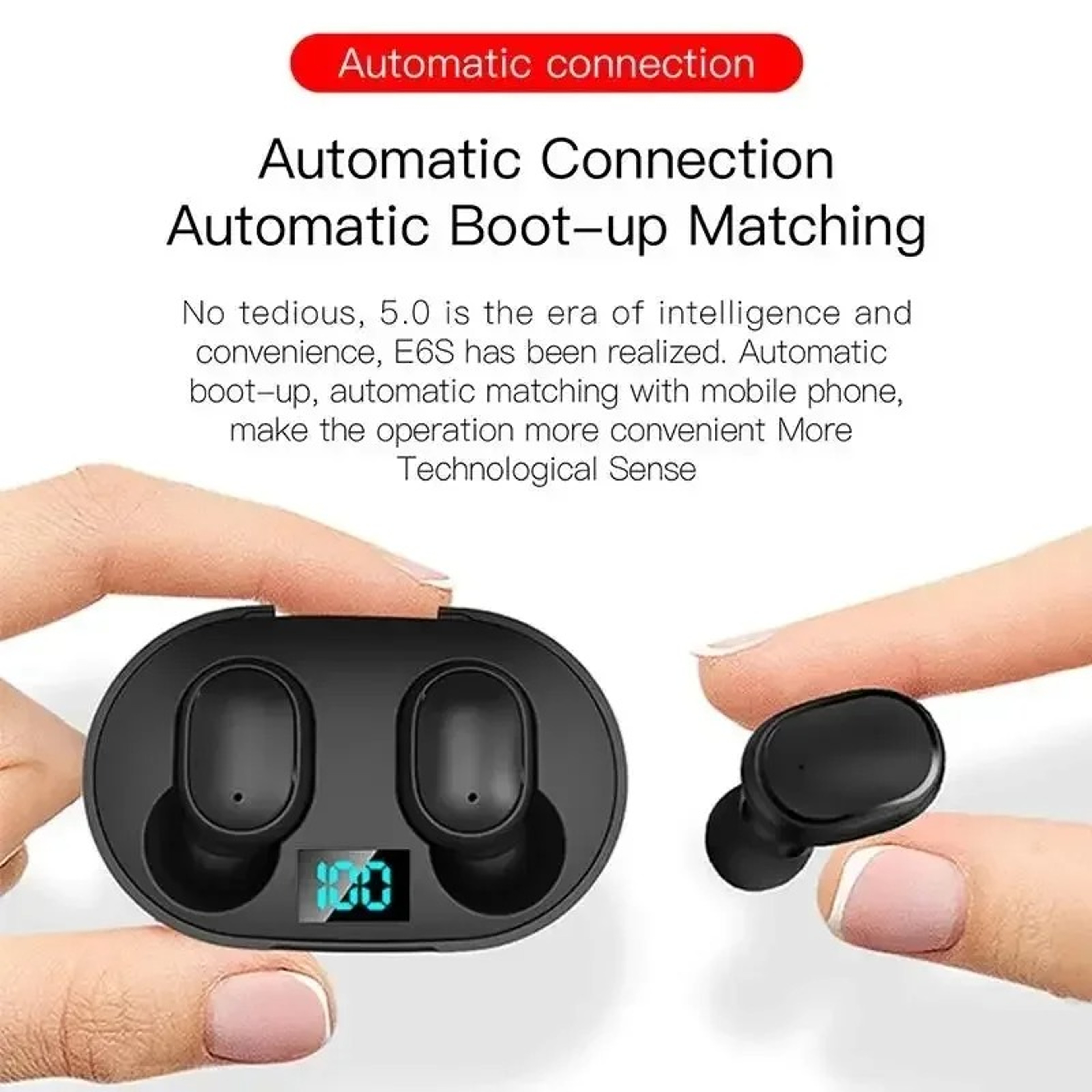 True Wireless Bluetooth Earbuds with Microphone and Noise Reduction – view 4