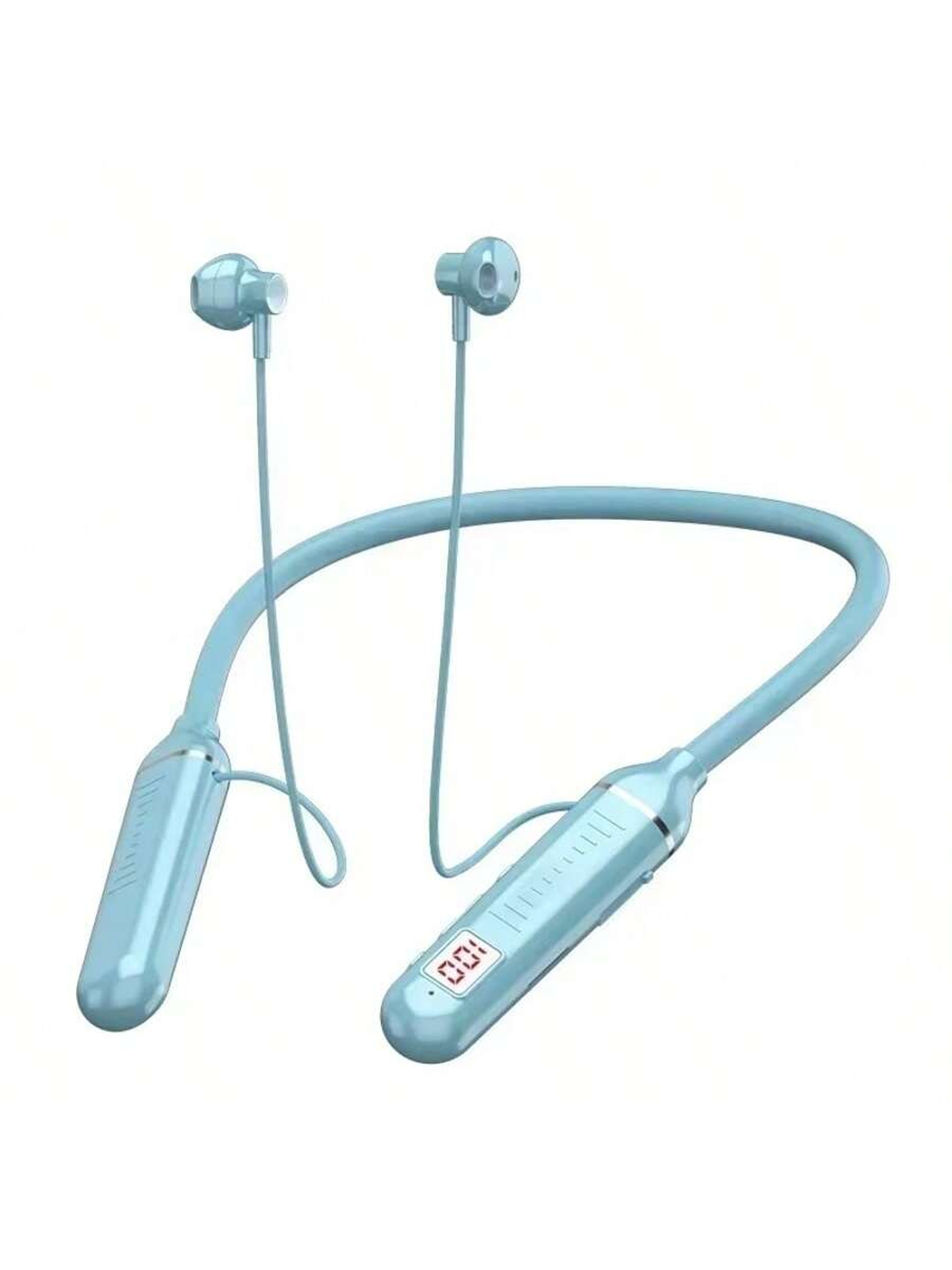Bluetooth Wireless Neckband Earphones with Noise Cancelling Mic Sport Waterproof Headset – view 10