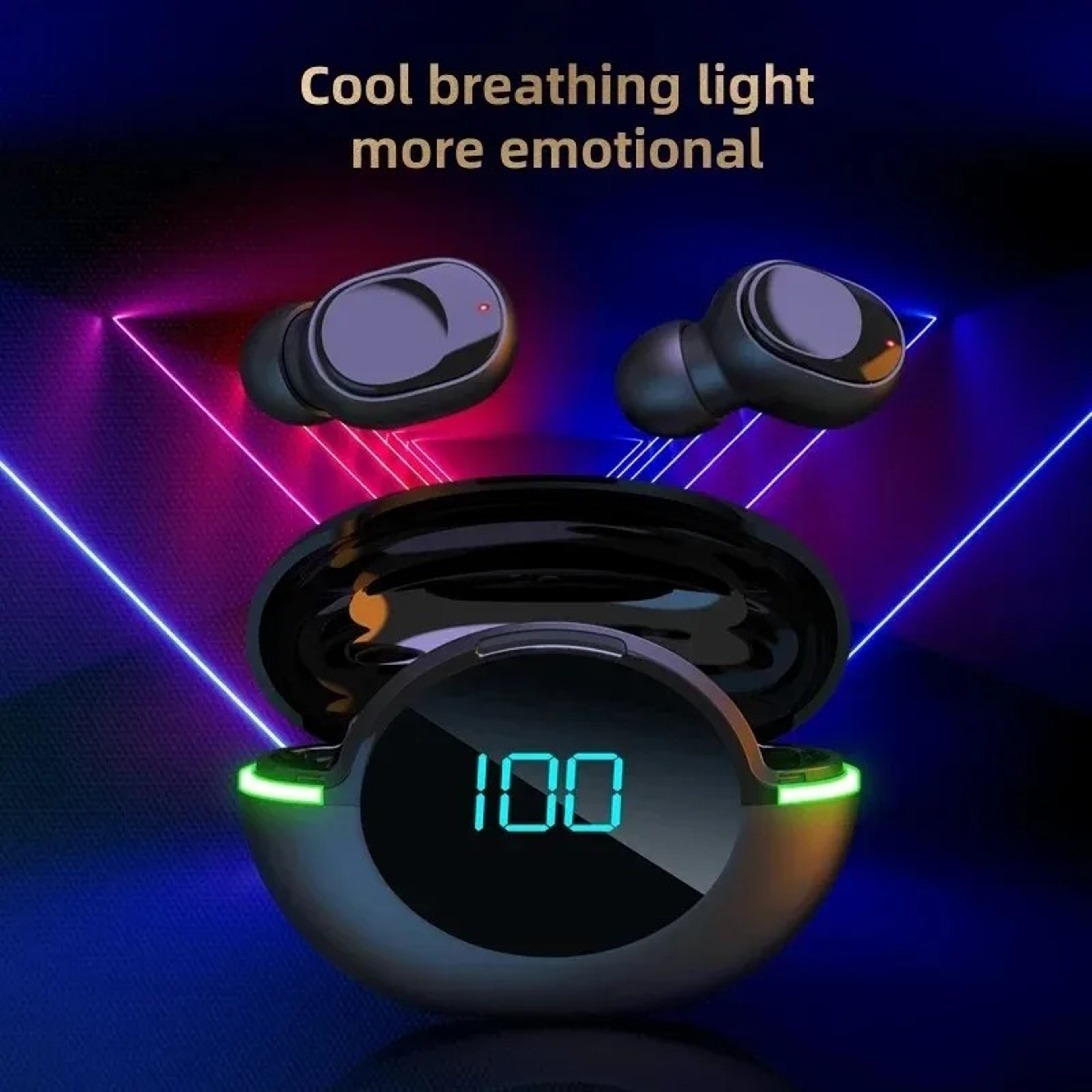 Wireless TWS Bluetooth Earbuds Sports Headphones With Noise Reduction And Digital Display 2