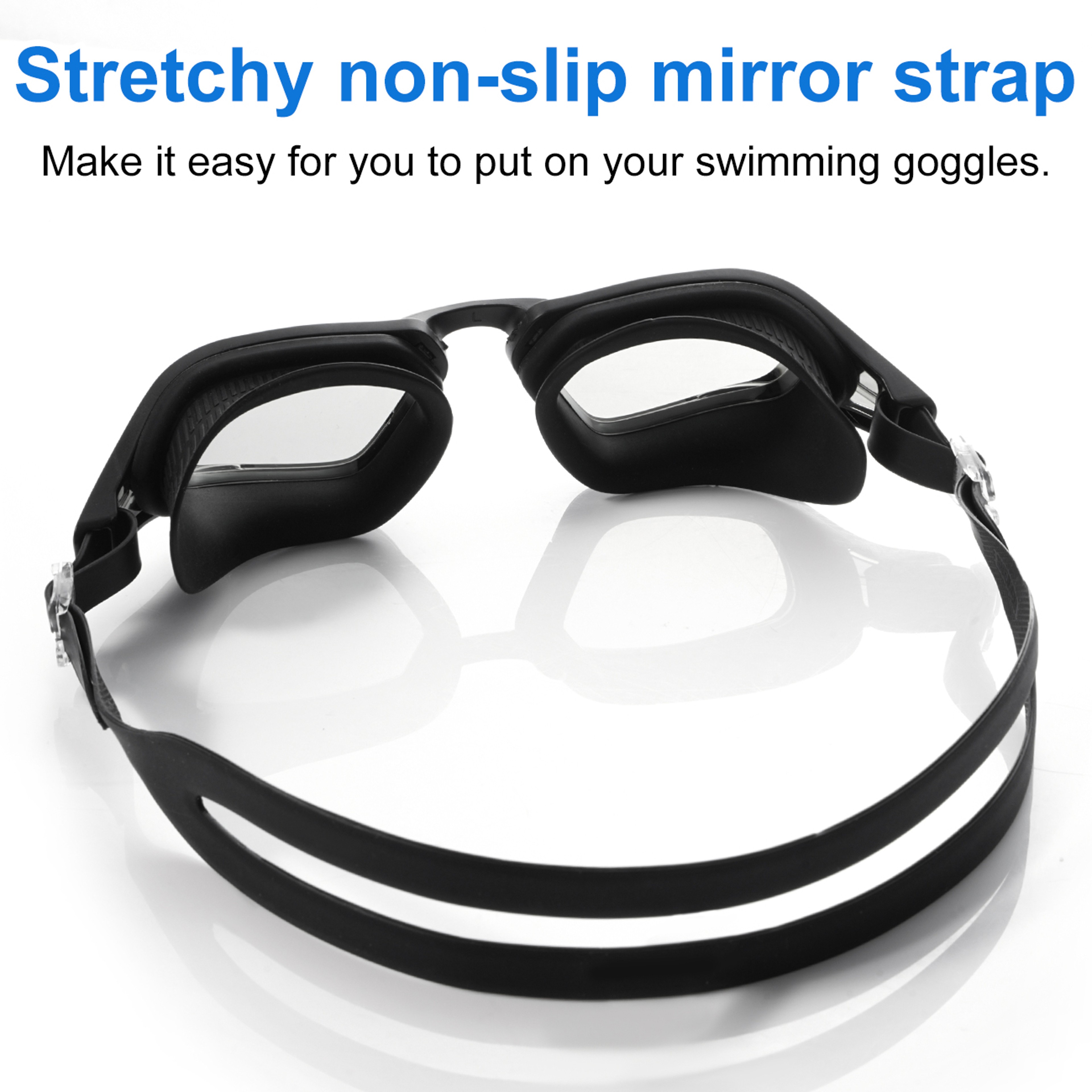 Clear Vision Swimming Goggles Anti Fog UV Protection Waterproof Swim Glasses – view 4