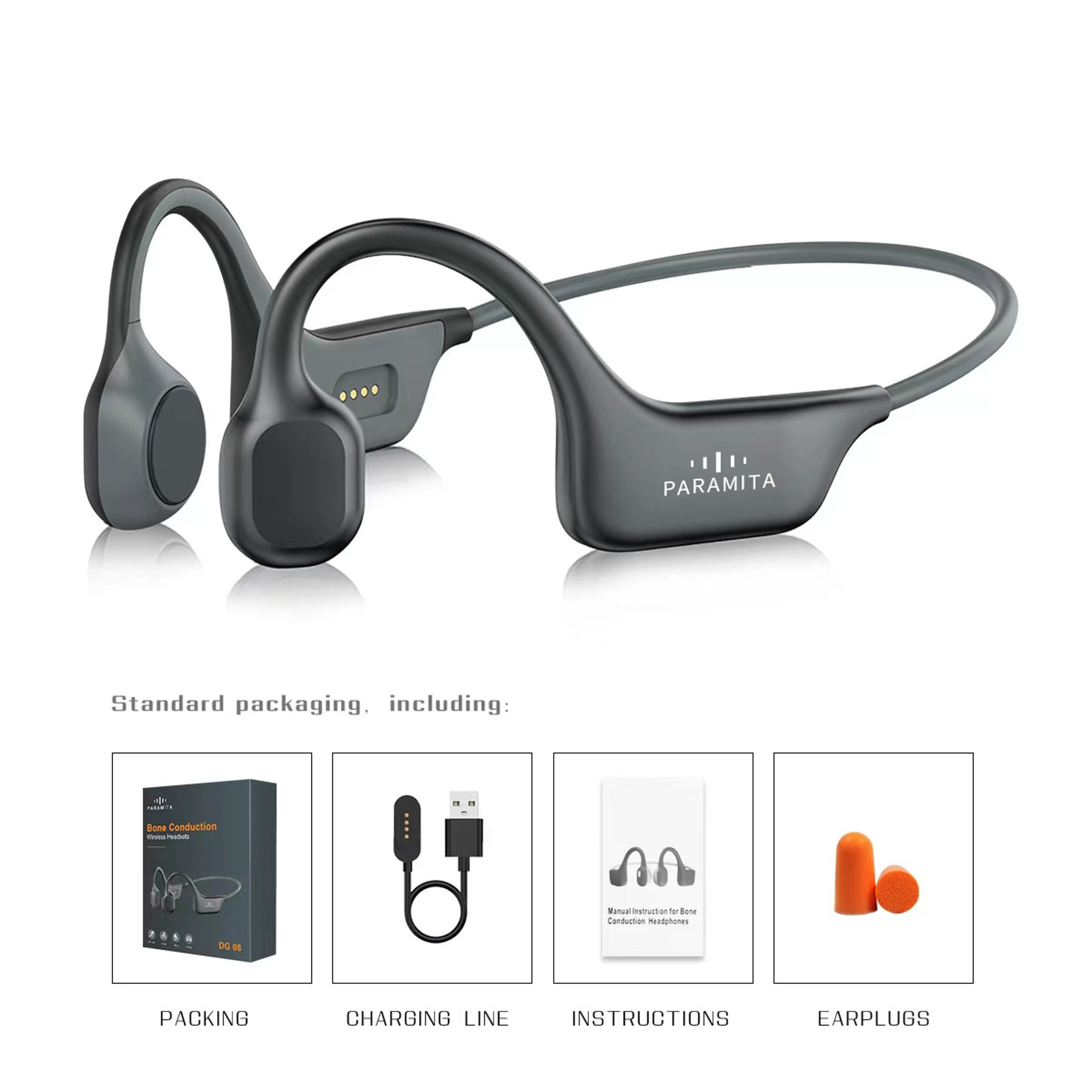 Bone Conduction Headphones Wireless Bluetooth Sport Headset Waterproof with Mic – view 8