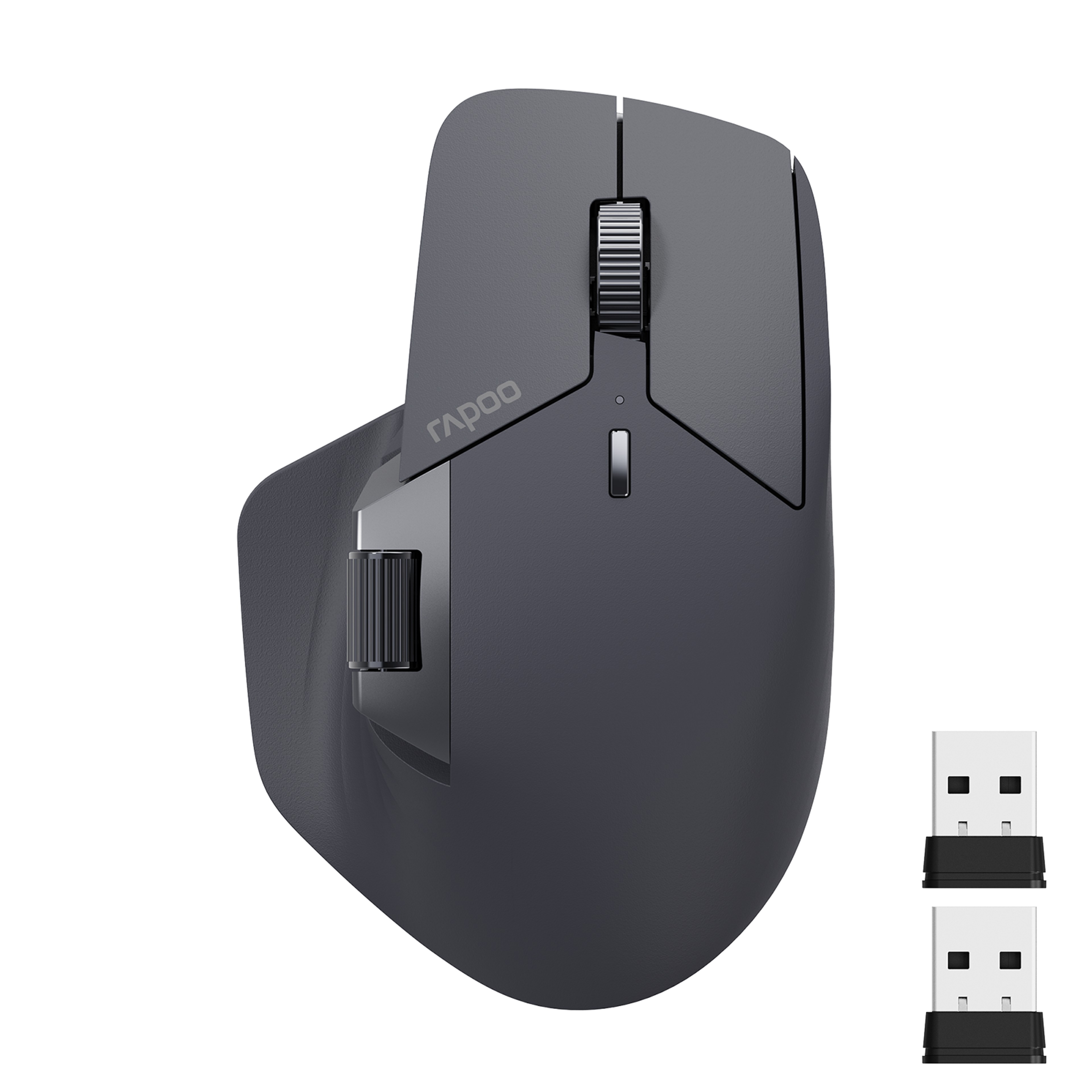 Rechargeable Wireless Mouse With Ergonomic Multi Device Bluetooth Support 5