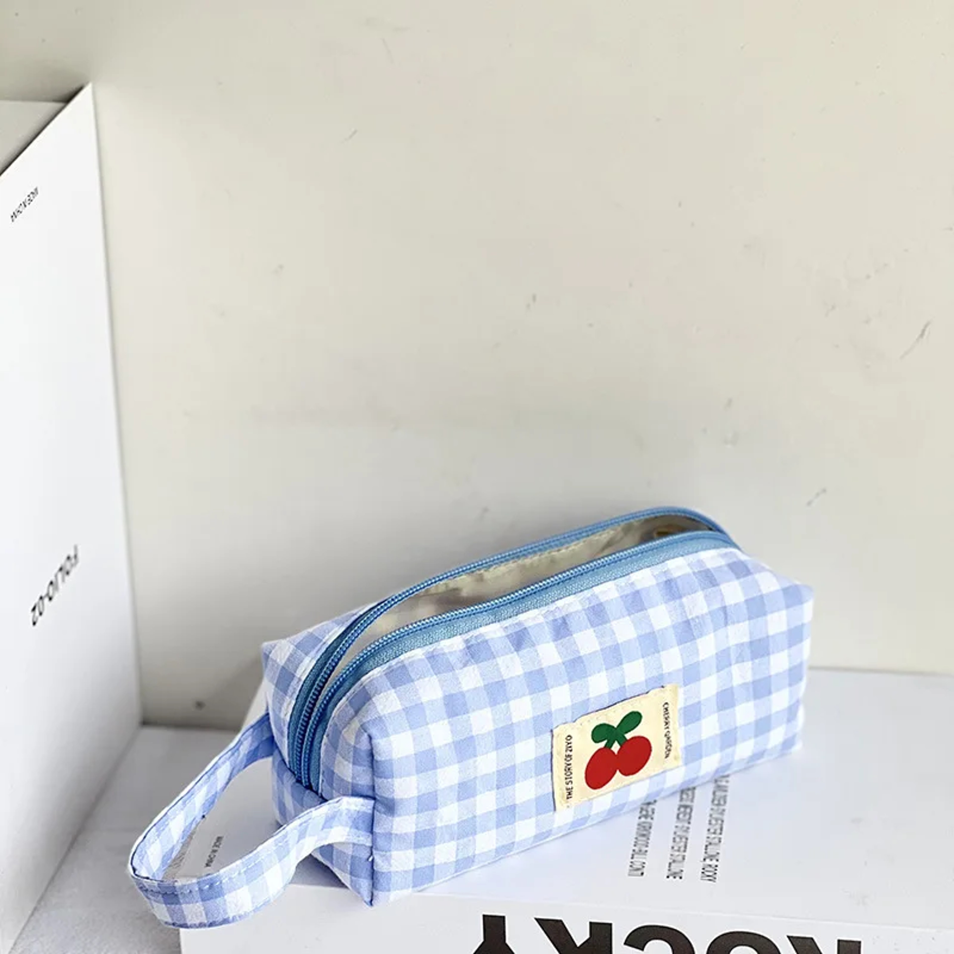 Kawaii Embroidered Pencil Case Large Capacity Cute Stationery Organizer For School And Office 8