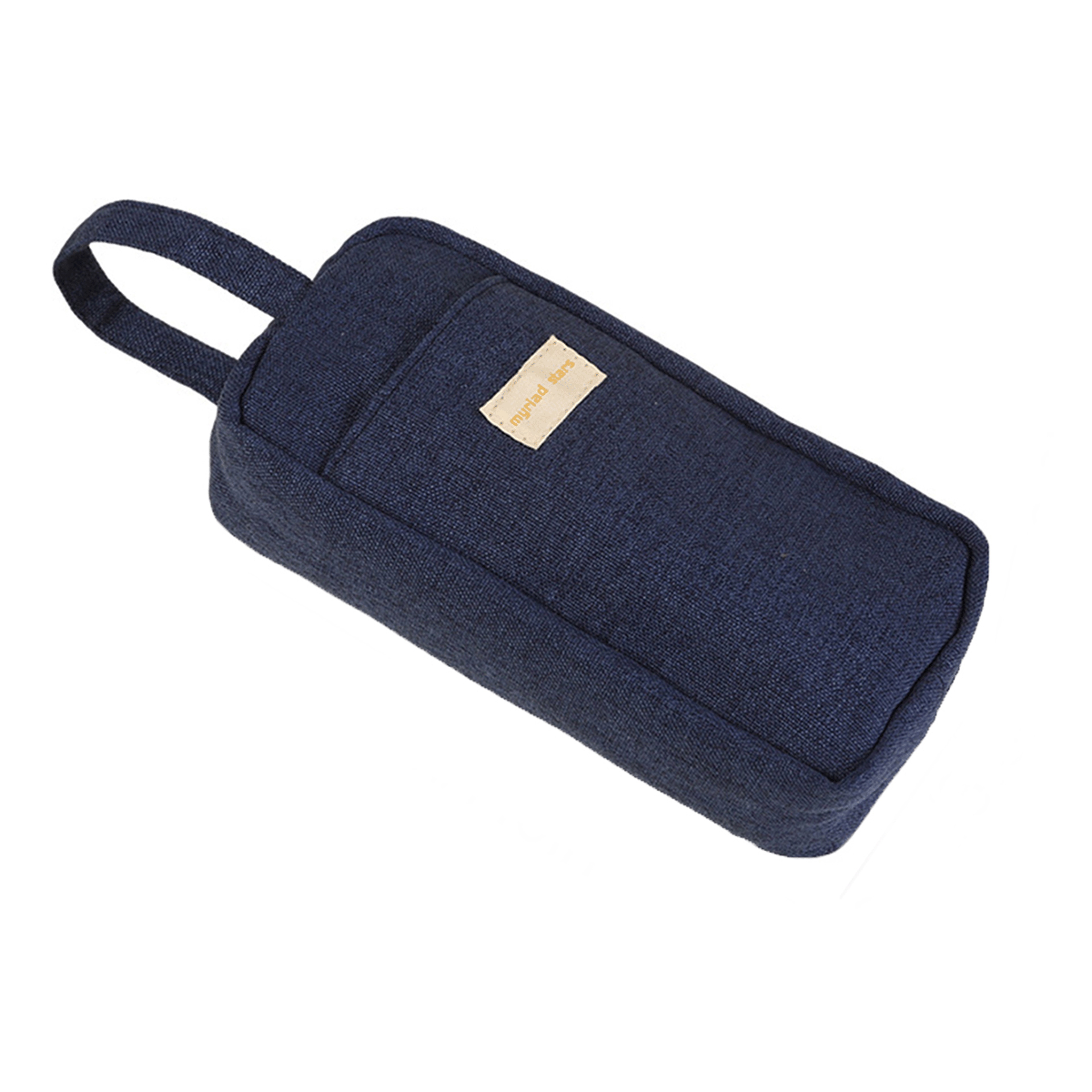Vintage Canvas Pencil Case Large Capacity Zipper Pen Bag for School and Travel – view 9
