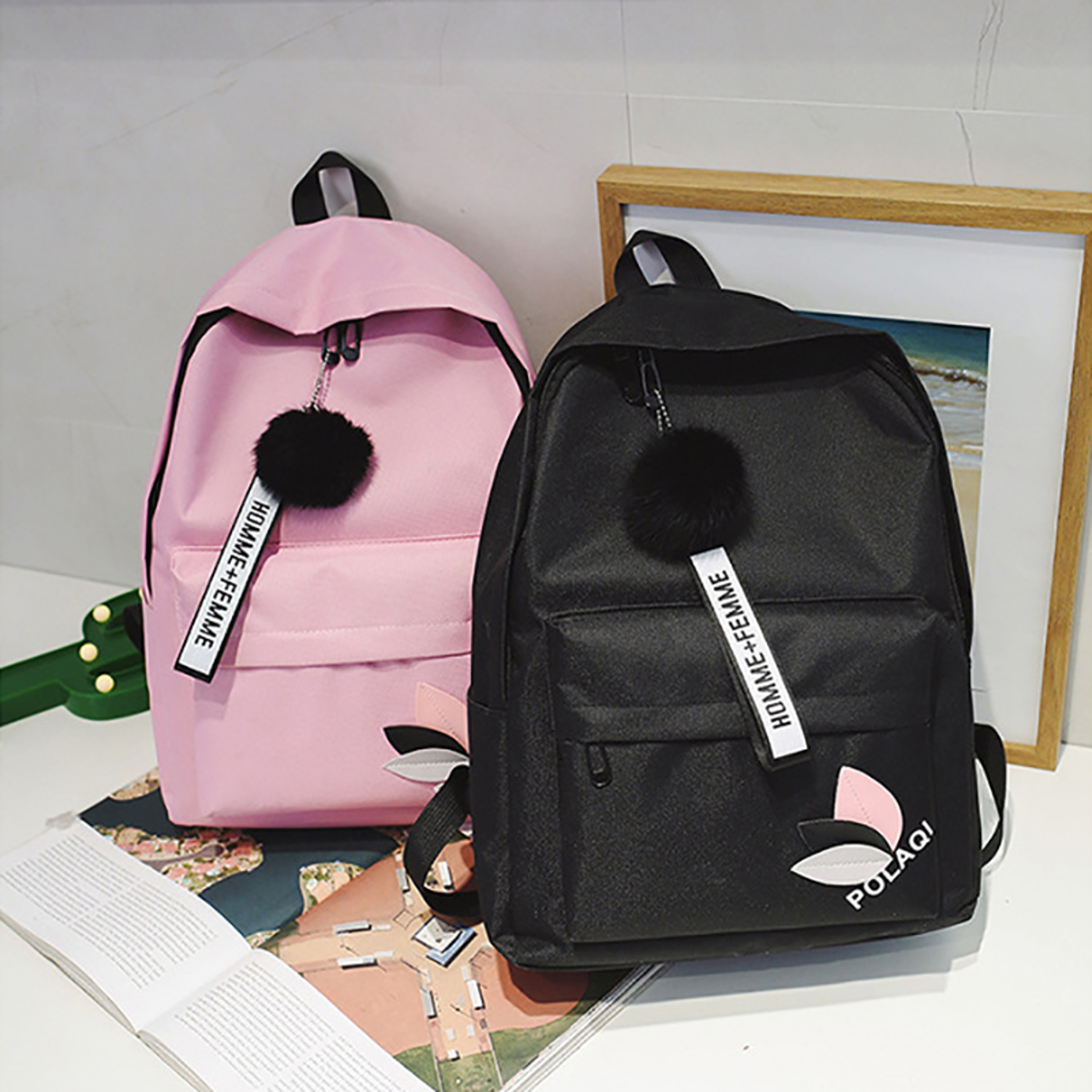 Waterproof Large Capacity School Backpack For Teen Girls 1