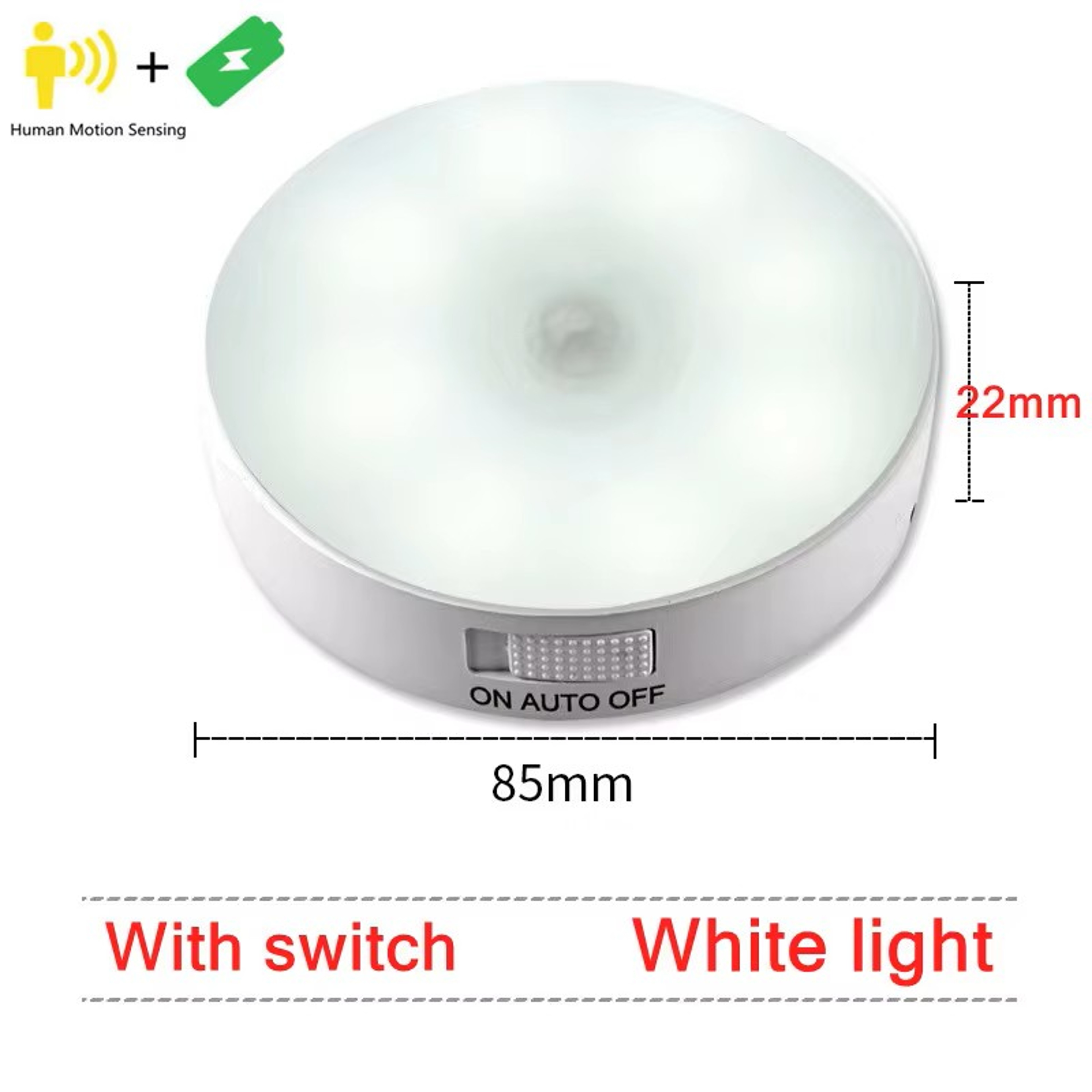 Motion Sensor LED Night Light LED Wireless Automatic Light for Bedroom Hallway and Home – view 8